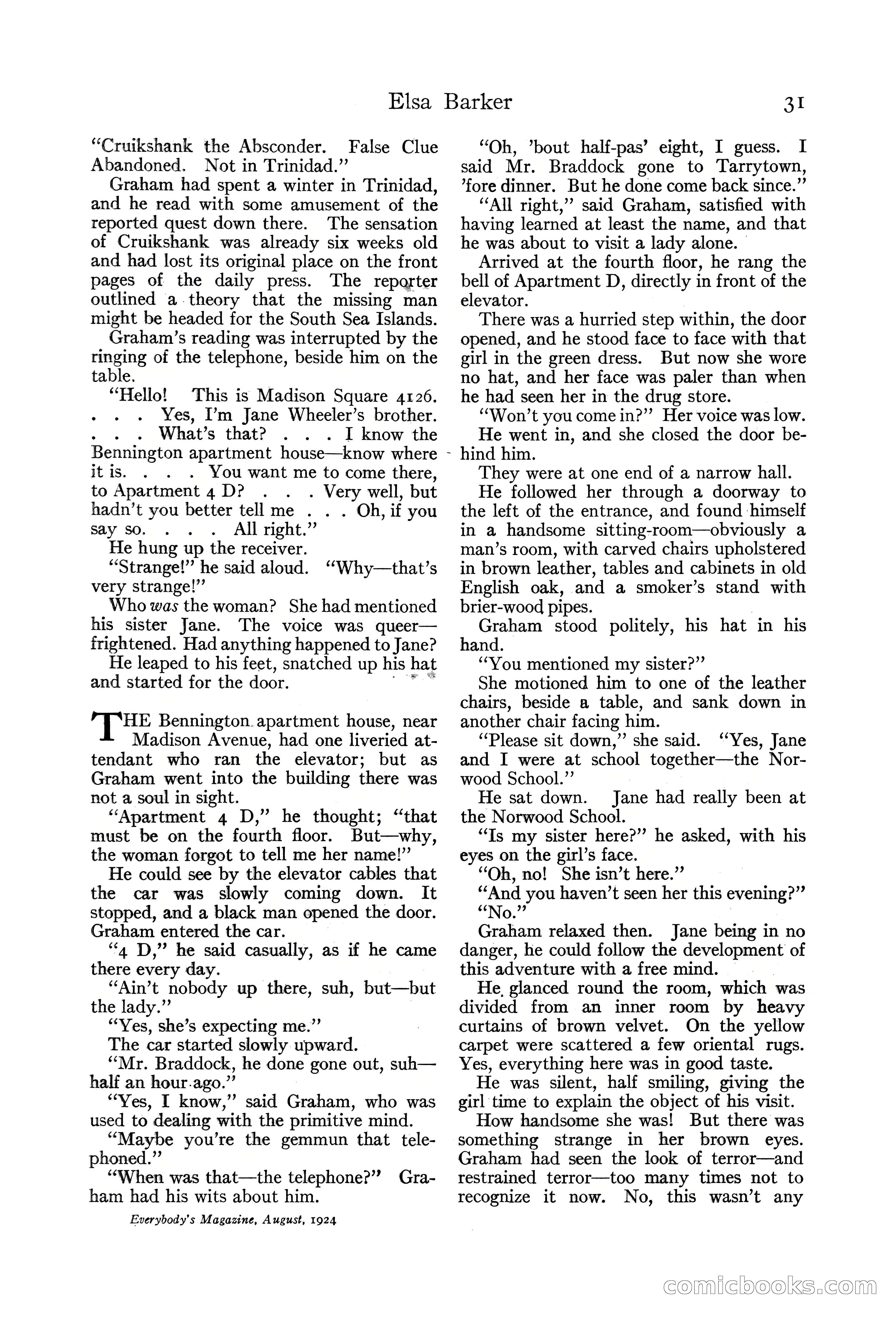 Everybody's Magazine, August 1924 — page 33 of 204