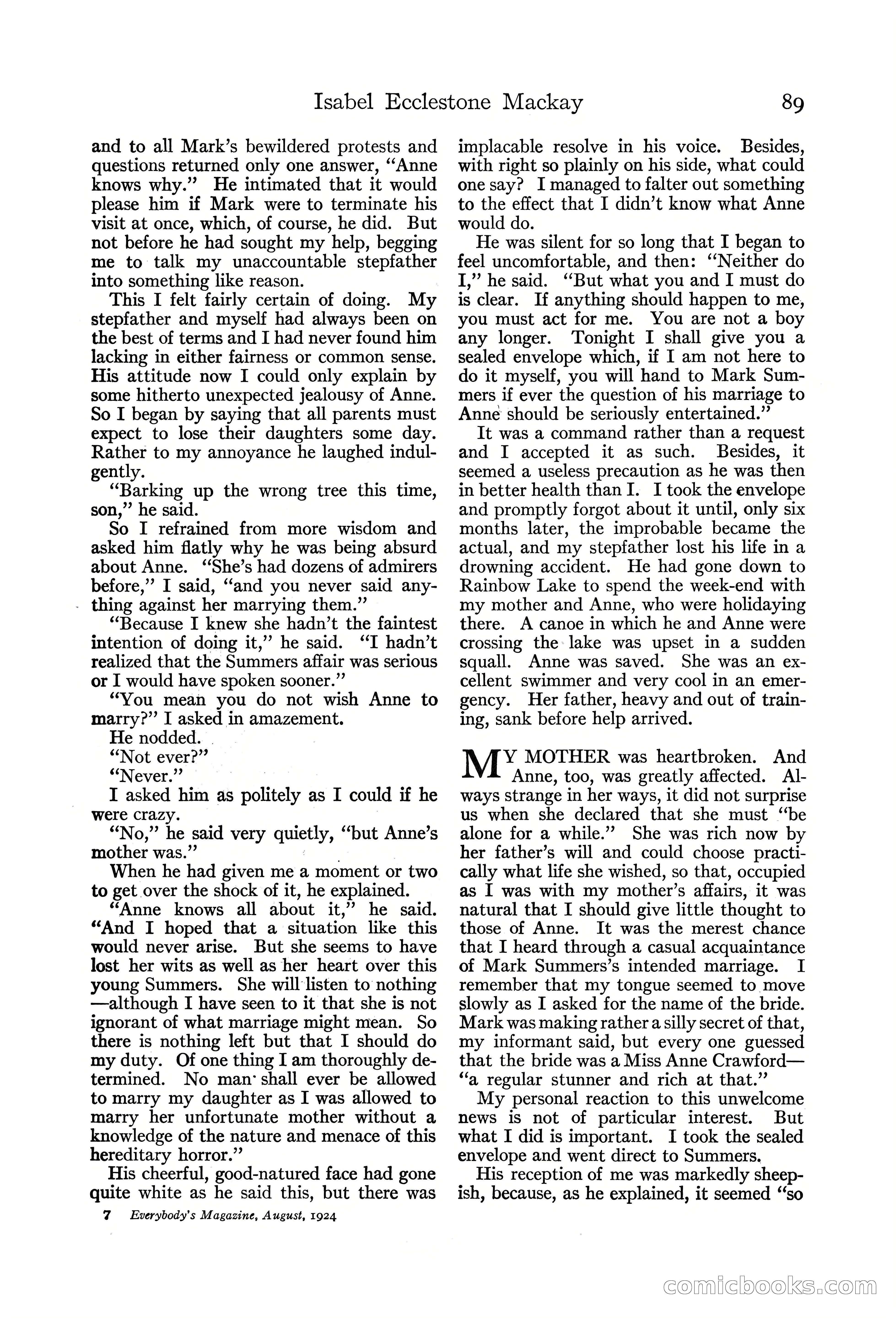 Everybody's Magazine, August 1924 — page 91 of 204
