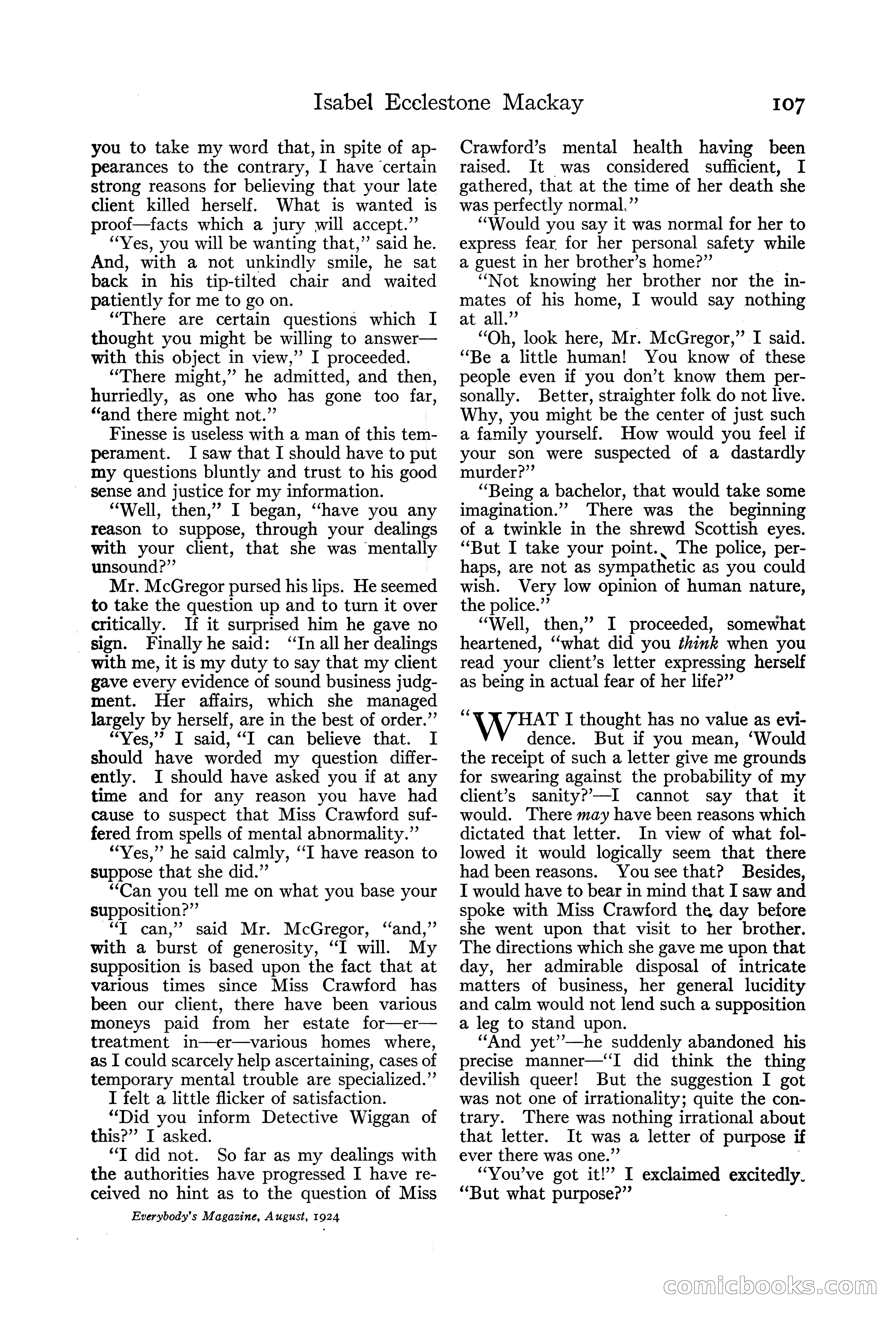 Everybody's Magazine, August 1924 — page 109 of 204