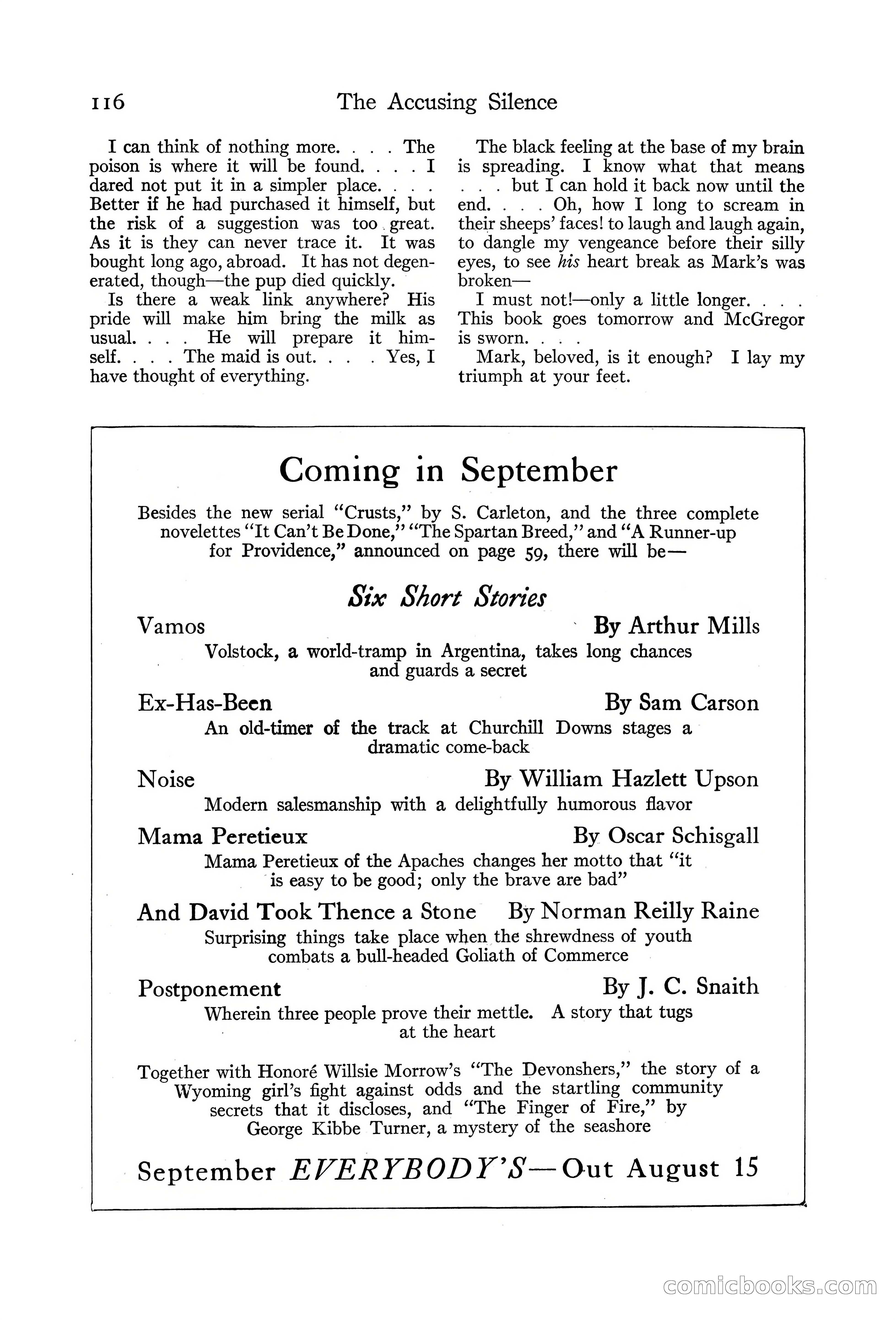 Everybody's Magazine, August 1924 — page 118 of 204
