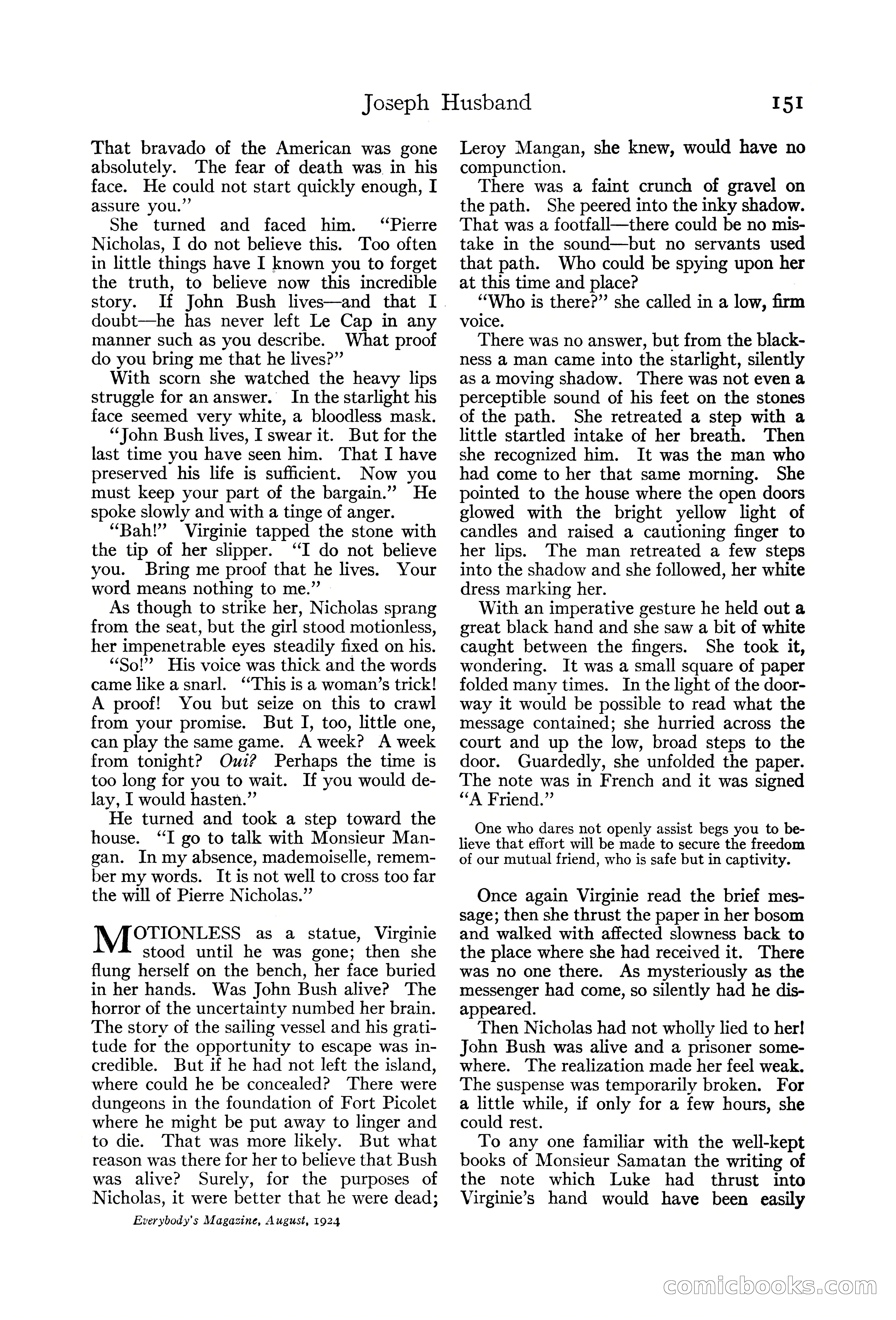 Everybody's Magazine, August 1924 — page 153 of 204