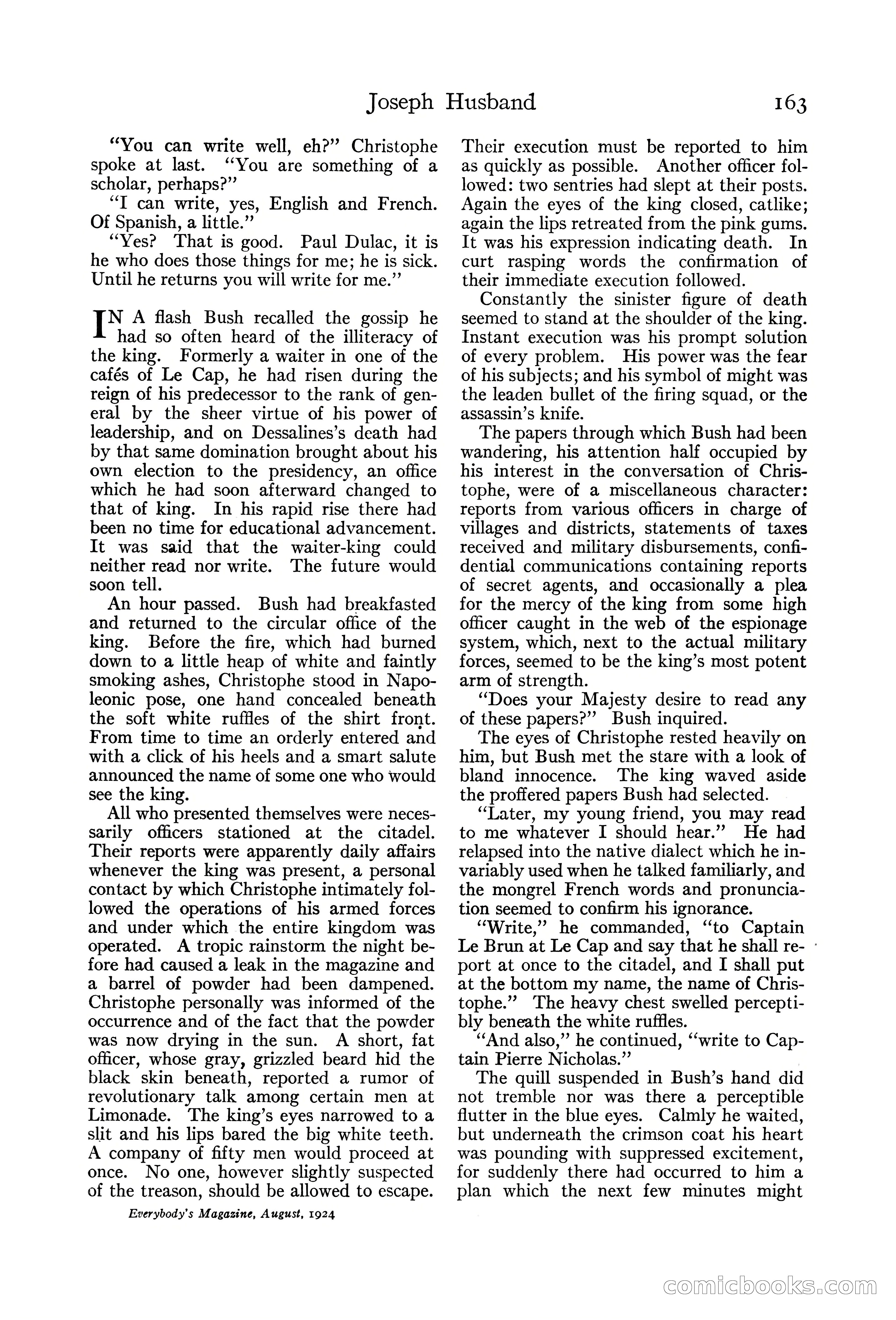 Everybody's Magazine, August 1924 — page 165 of 204