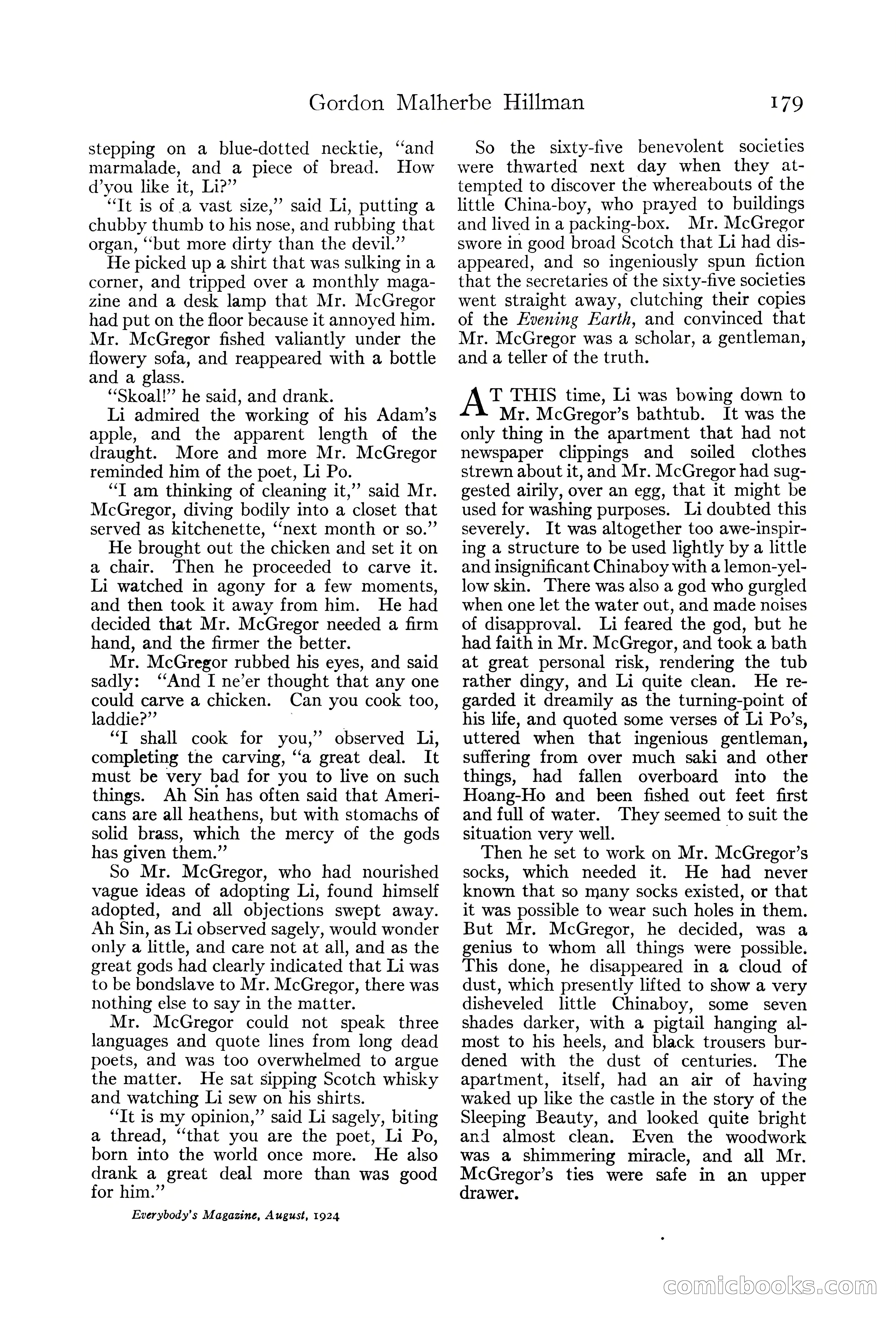 Everybody's Magazine, August 1924 — page 181 of 204
