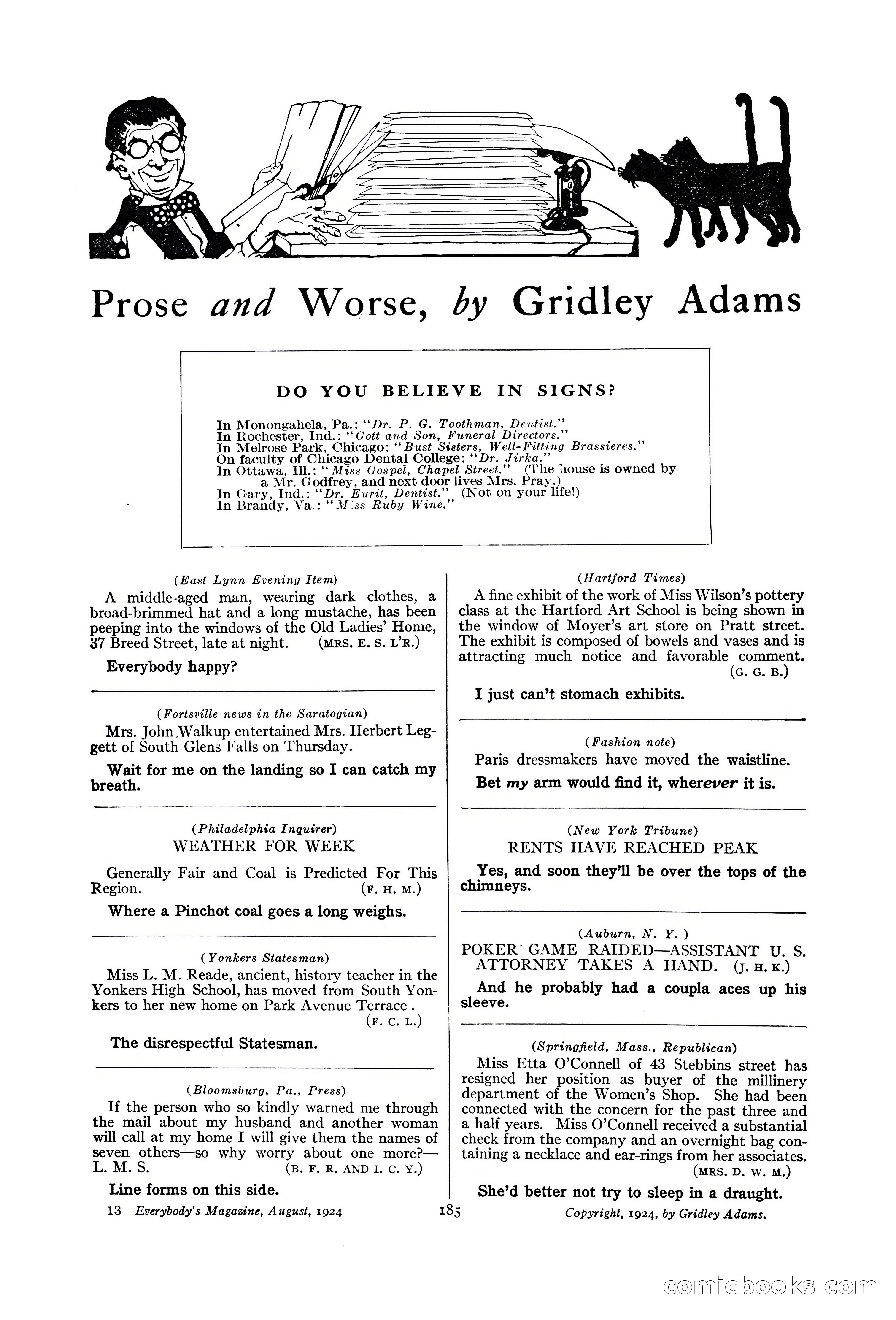 Everybody's Magazine, August 1924 — page 187 of 204
