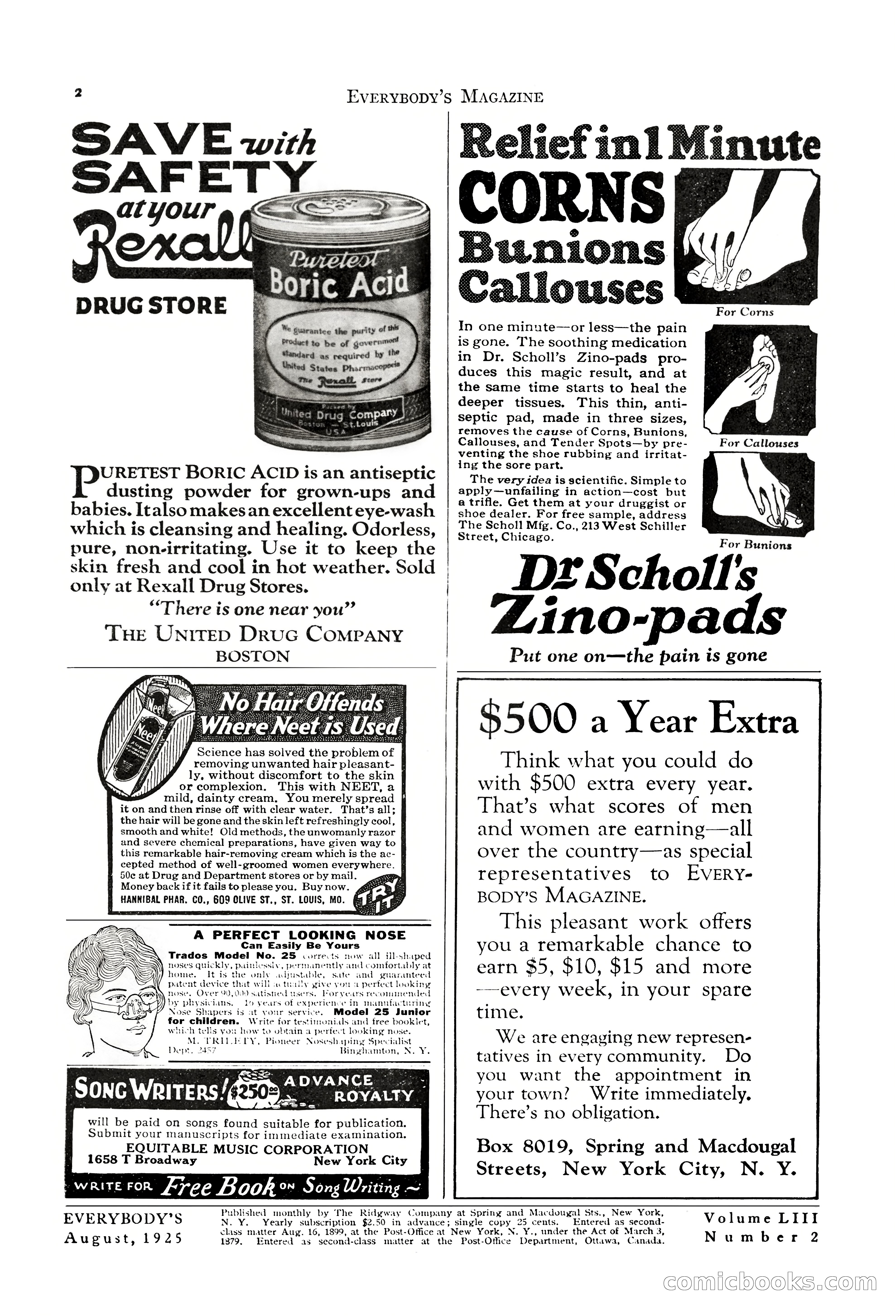 Everybody's Magazine, August 1925 — page 4 of 188