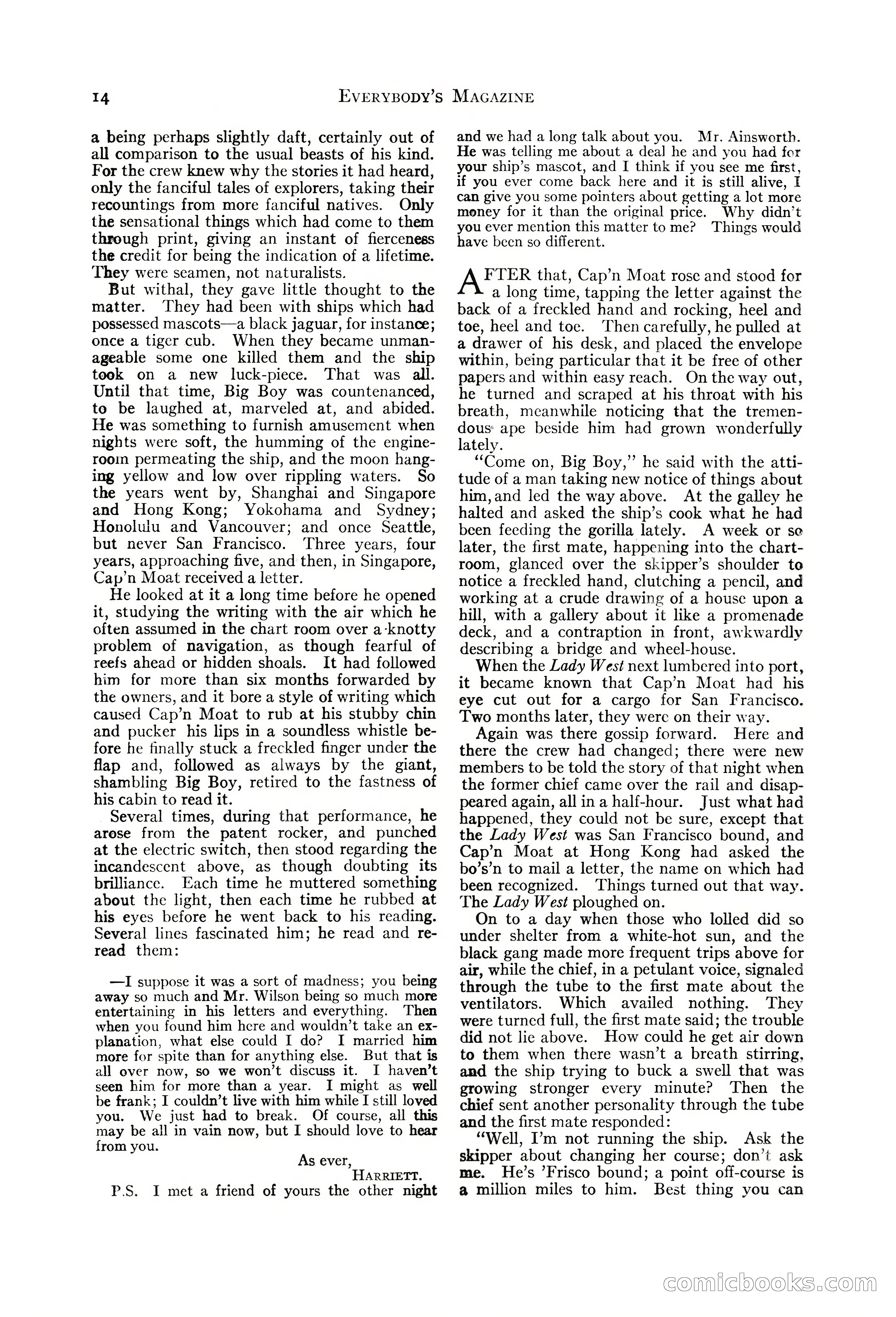 Everybody's Magazine, August 1925 — page 16 of 188