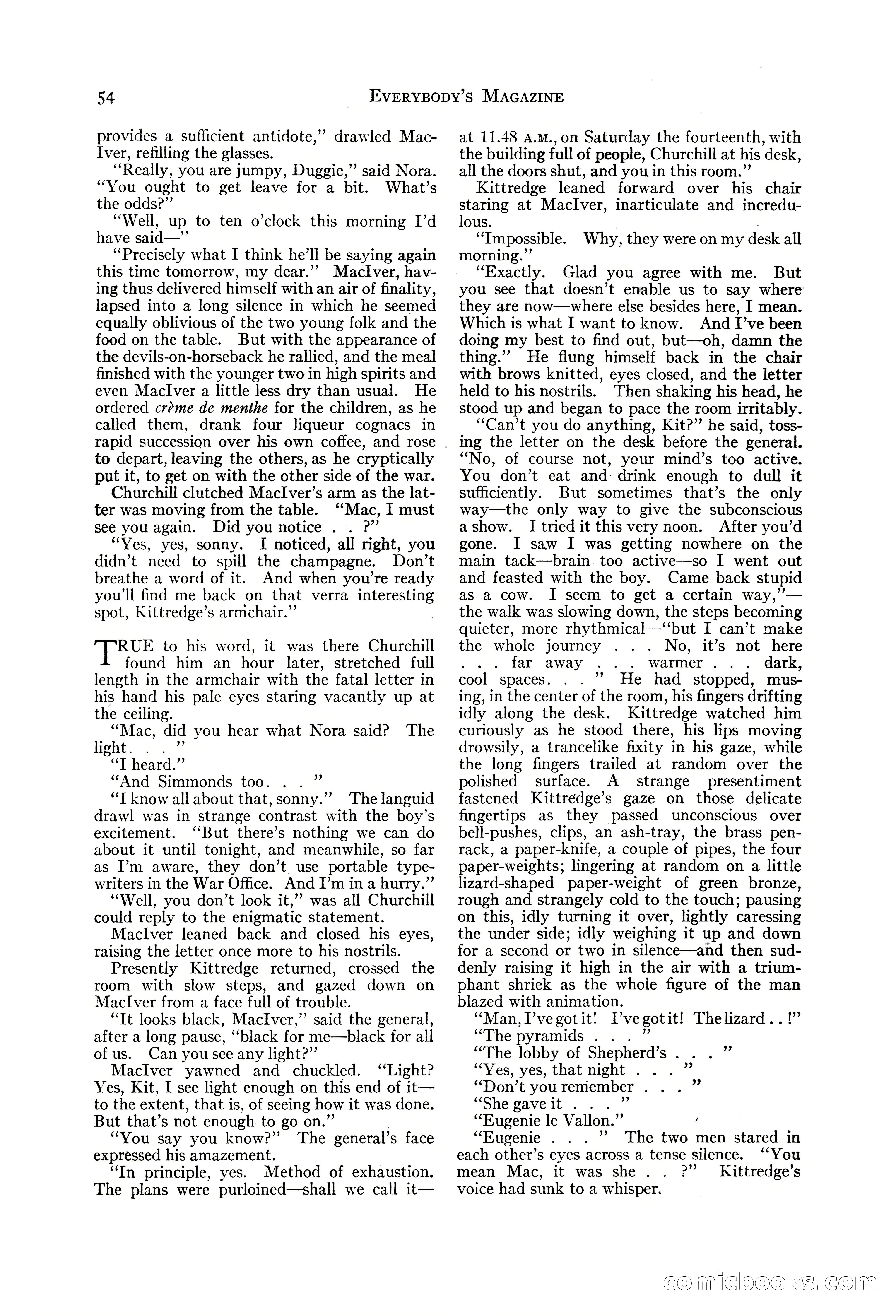 Everybody's Magazine, August 1925 — page 56 of 188