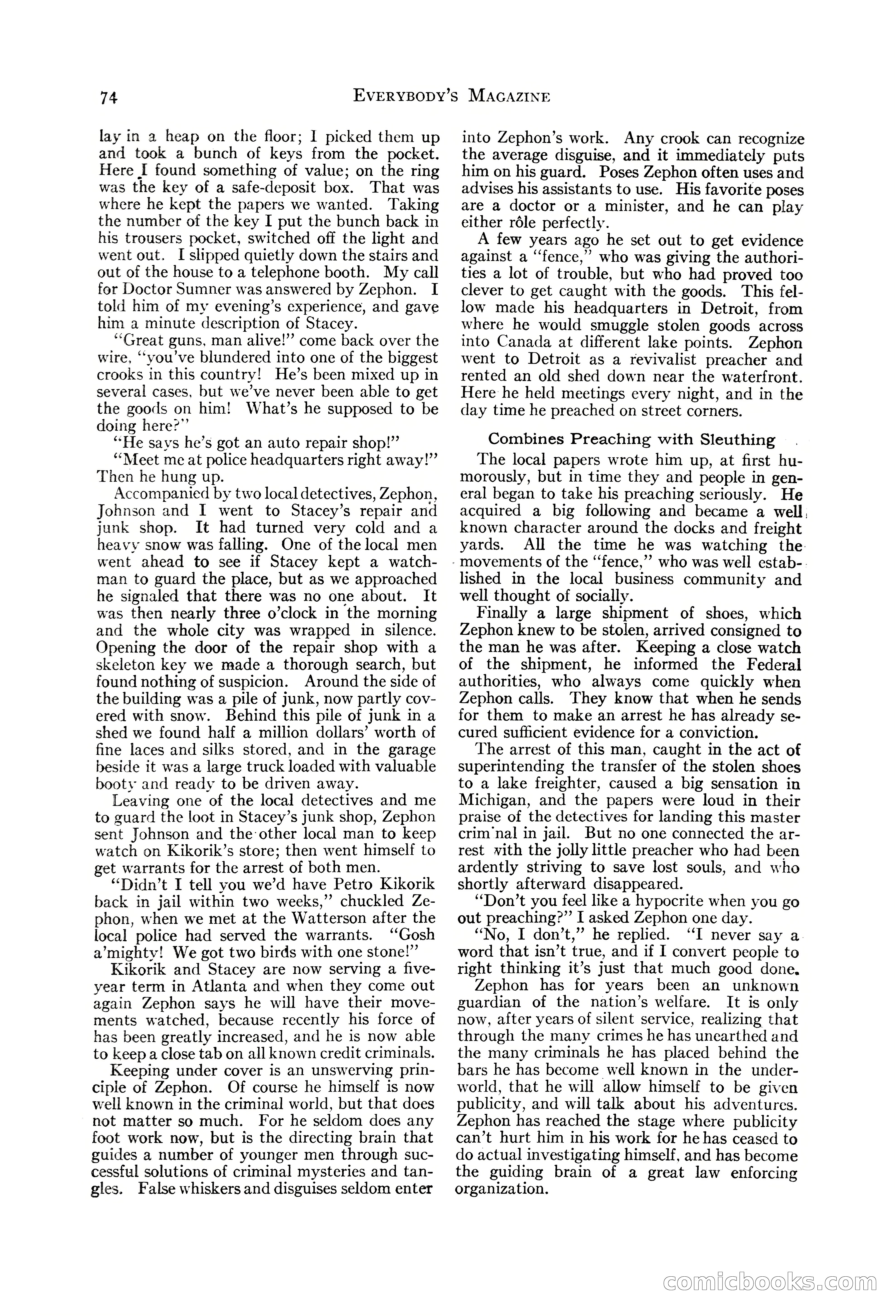 Everybody's Magazine, August 1925 — page 76 of 188