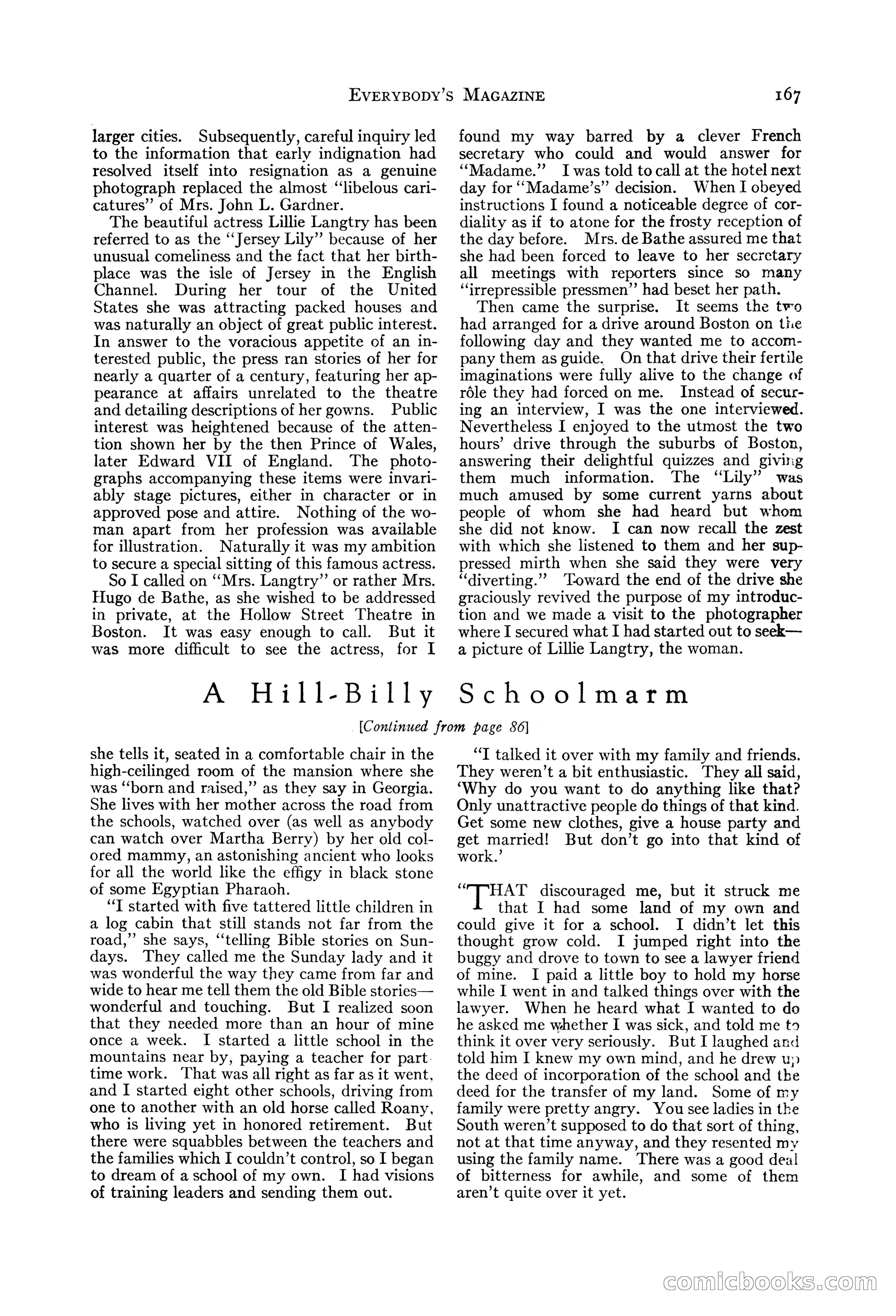 Everybody's Magazine, August 1925 — page 169 of 188