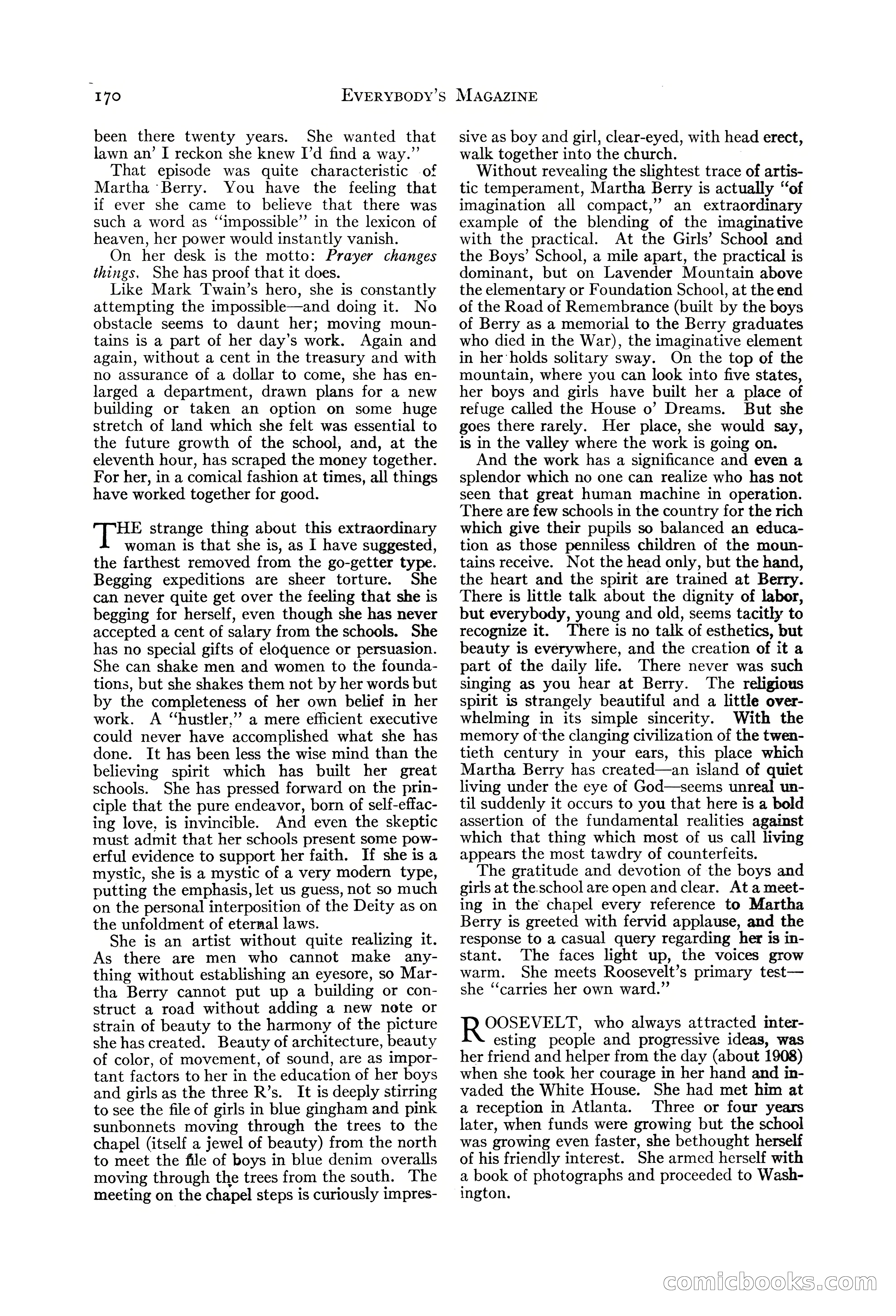 Everybody's Magazine, August 1925 — page 172 of 188