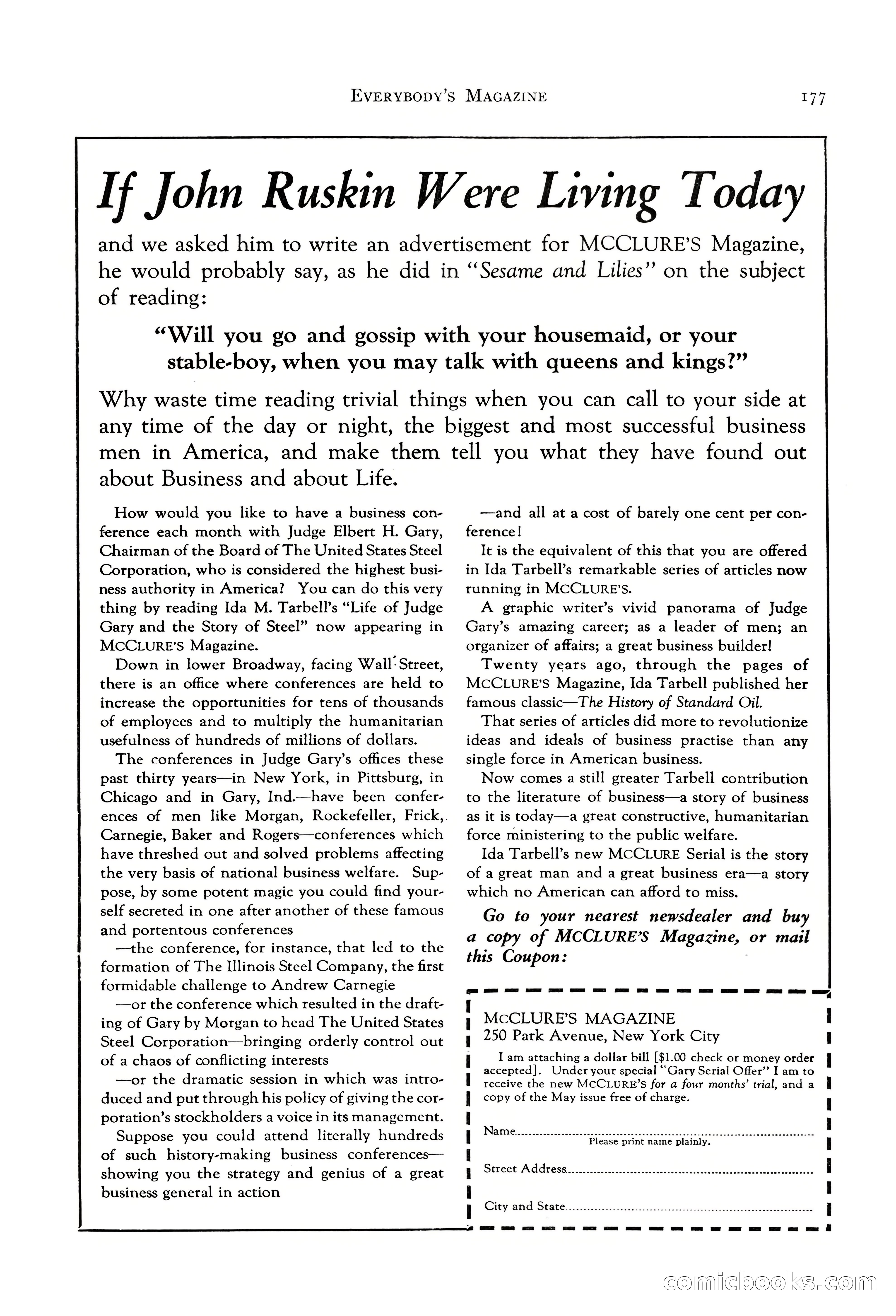 Everybody's Magazine, August 1925 — page 179 of 188