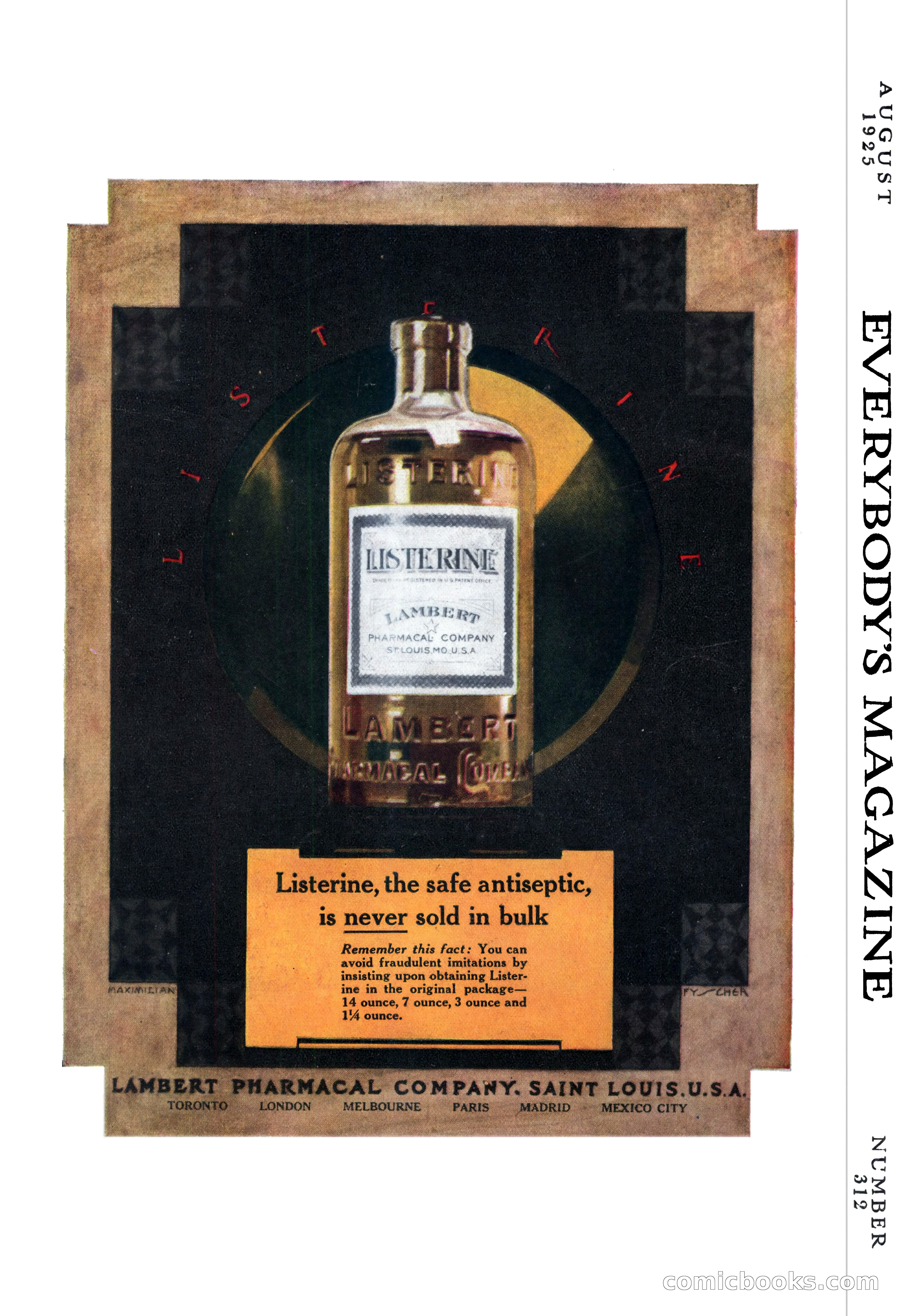 Everybody's Magazine, August 1925 — page 188 of 188