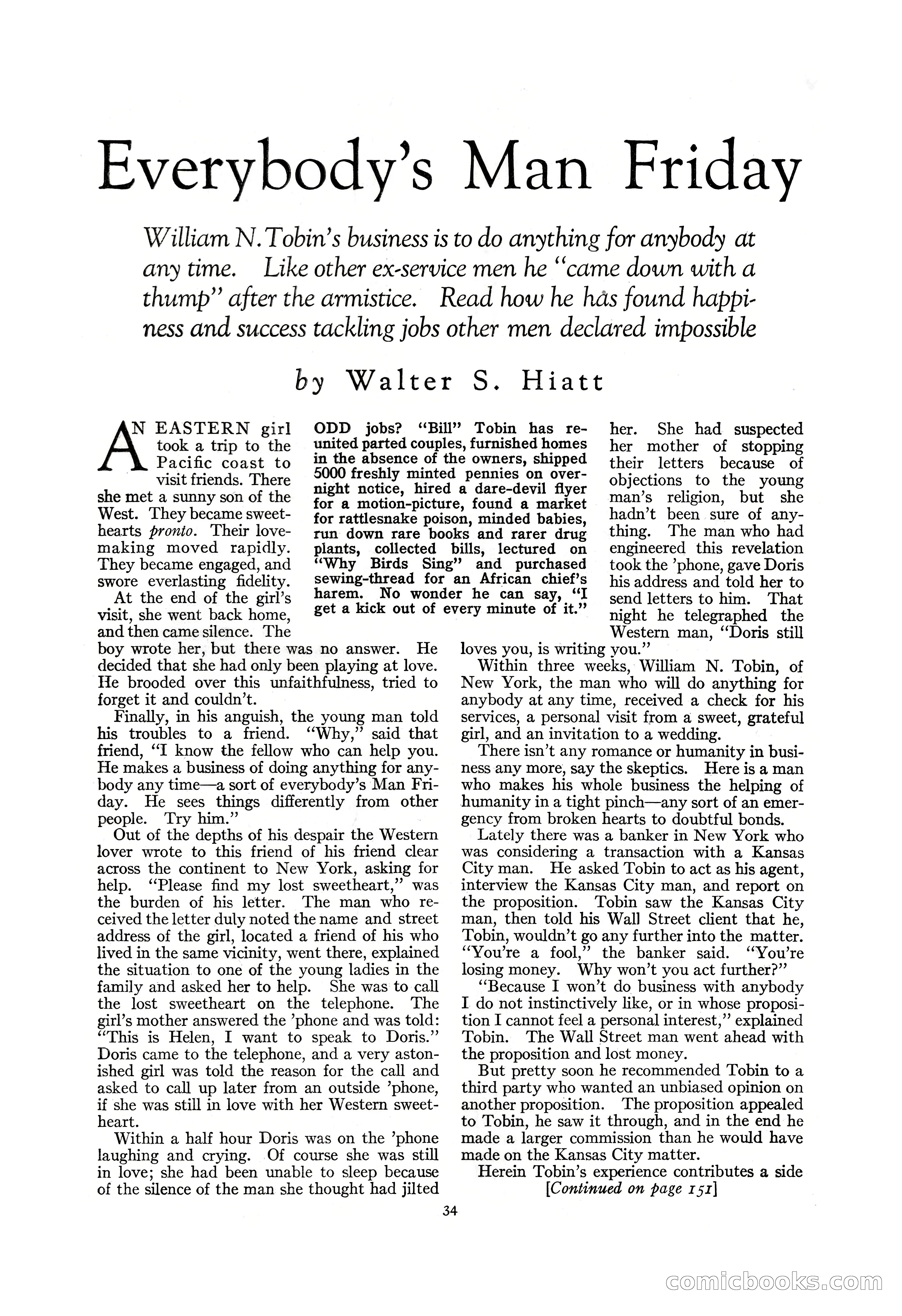 Everybody's Magazine, September 1925 — page 36 of 188