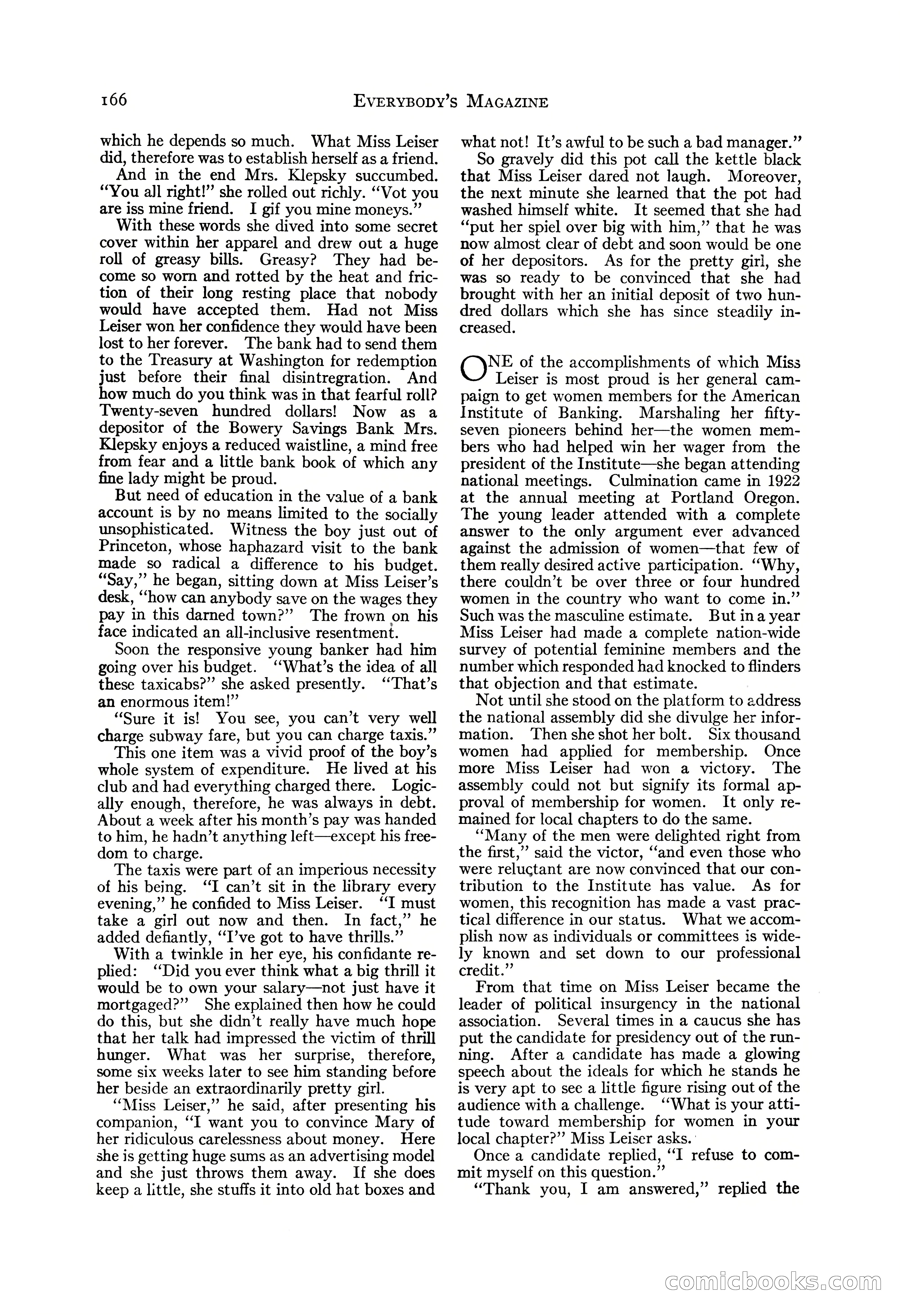 Everybody's Magazine, September 1925 — page 168 of 188