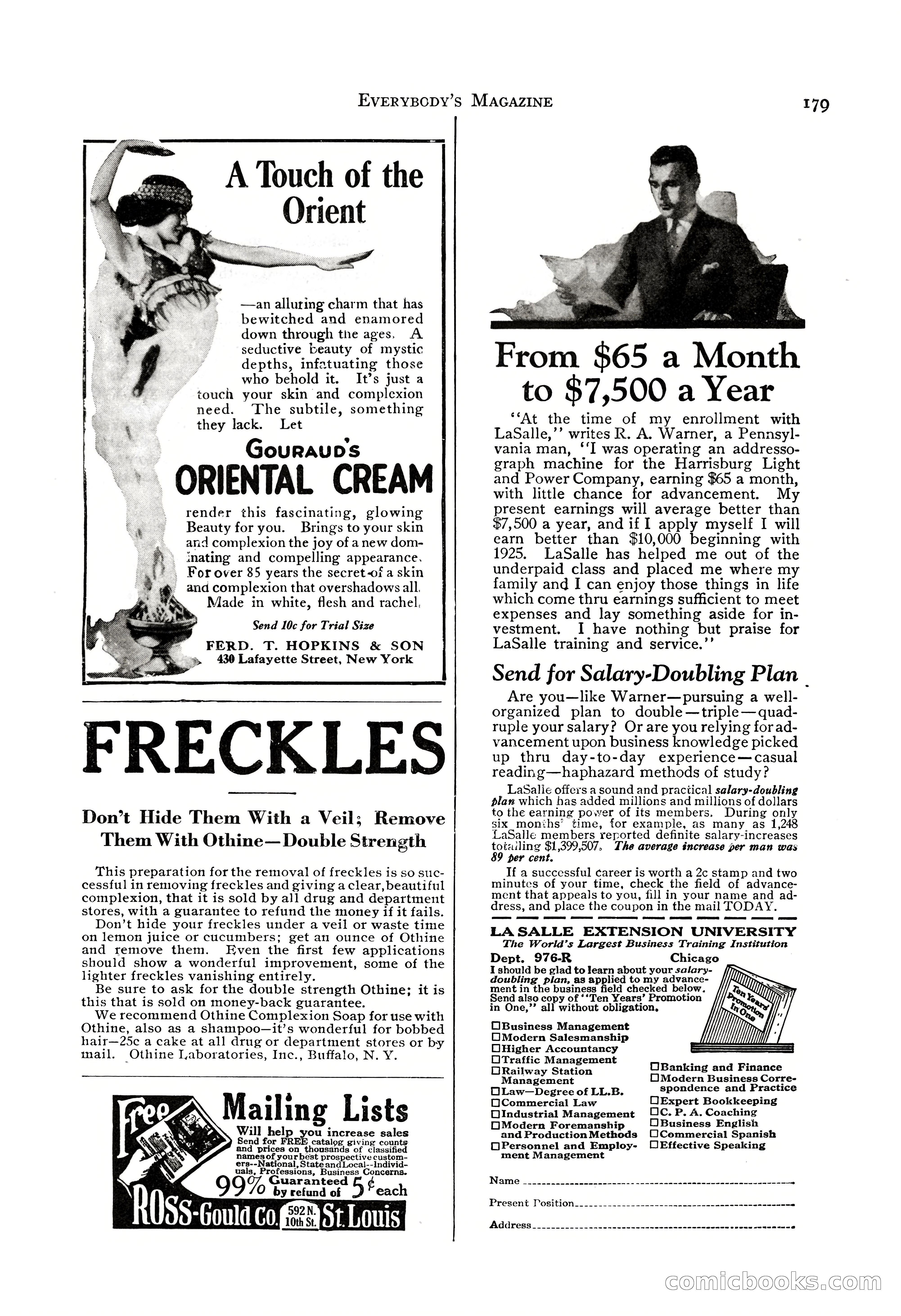 Everybody's Magazine, September 1925 — page 181 of 188
