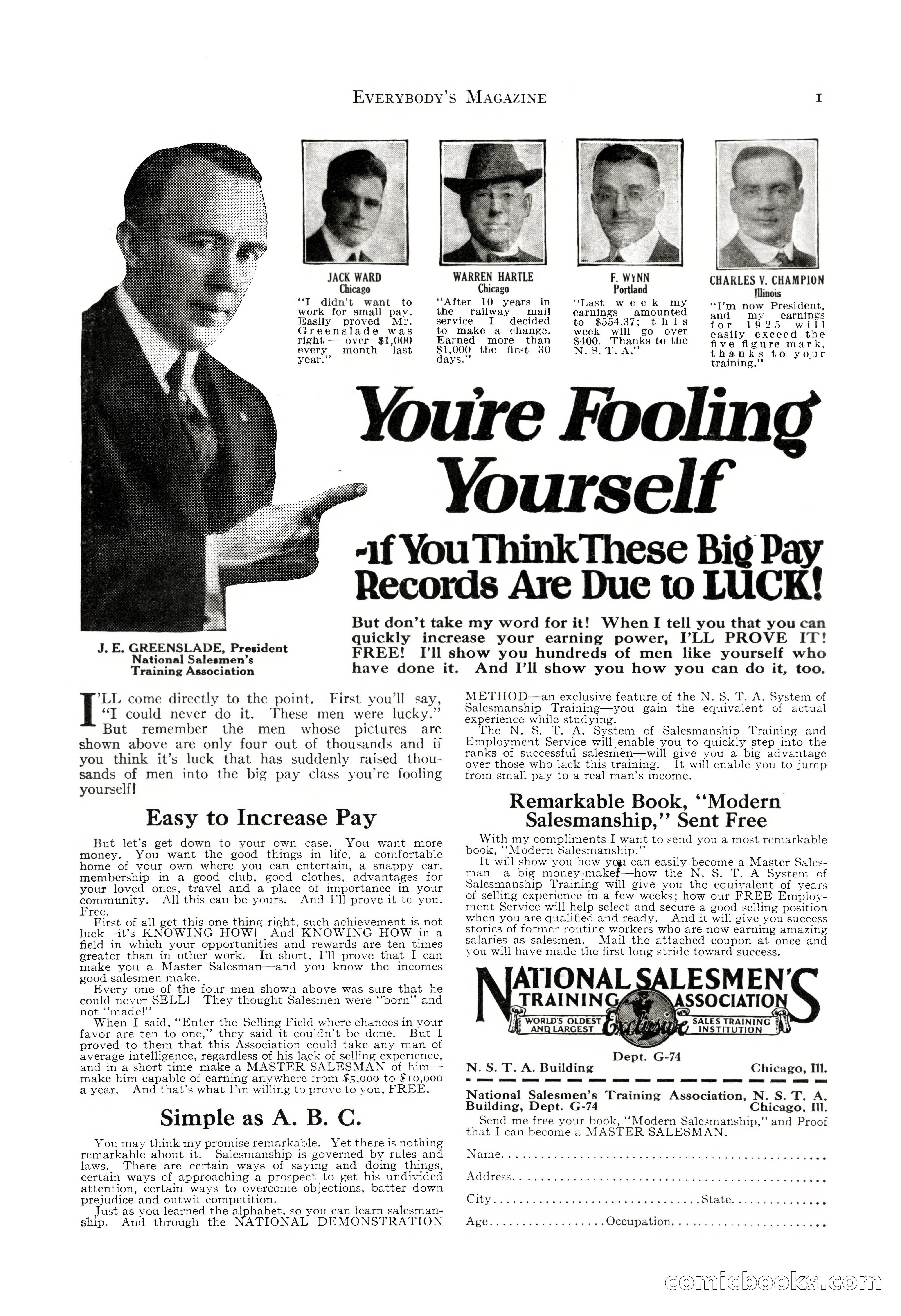 Everybody's Magazine, June 1926 — page 3 of 190