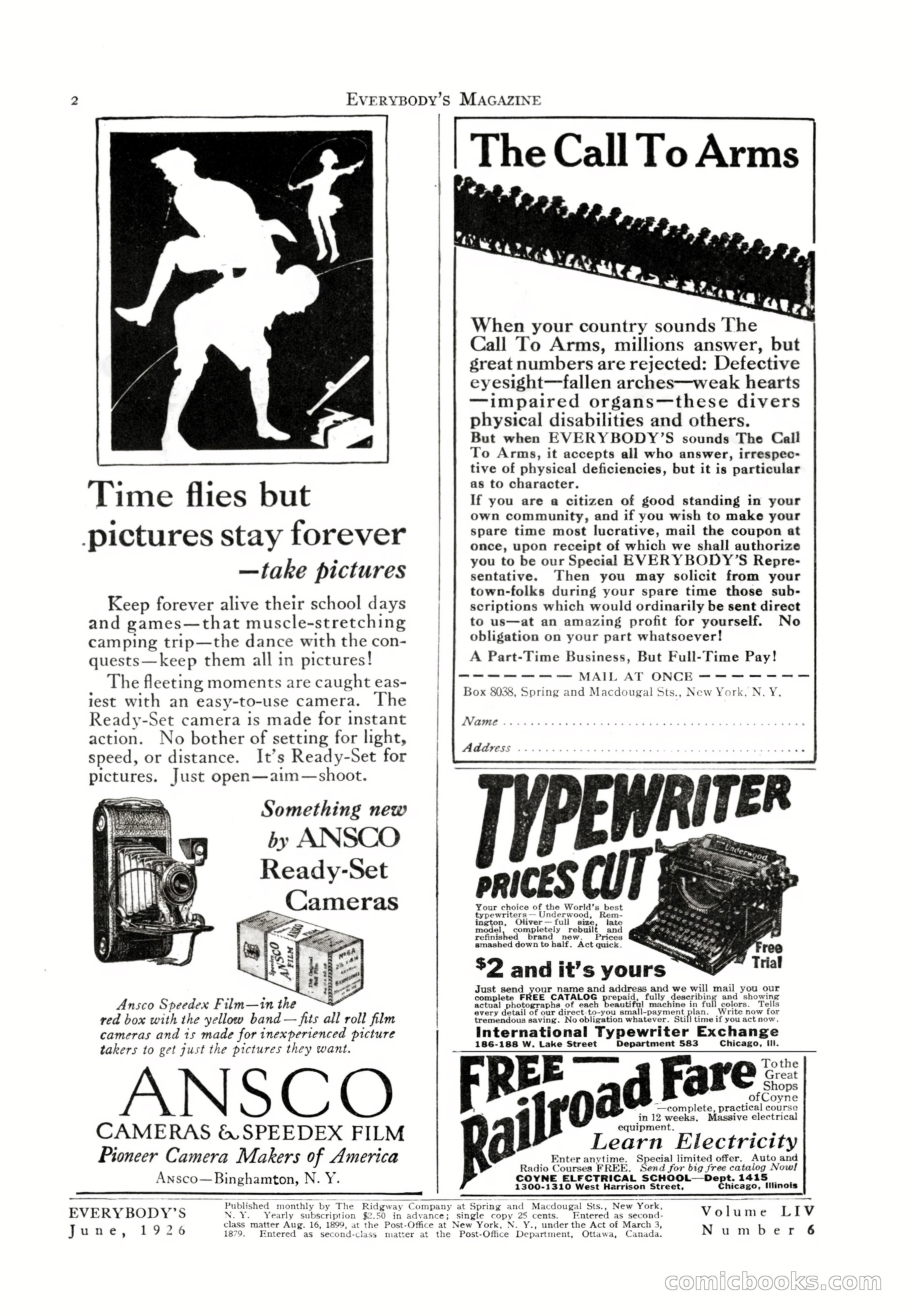Everybody's Magazine, June 1926 — page 4 of 190
