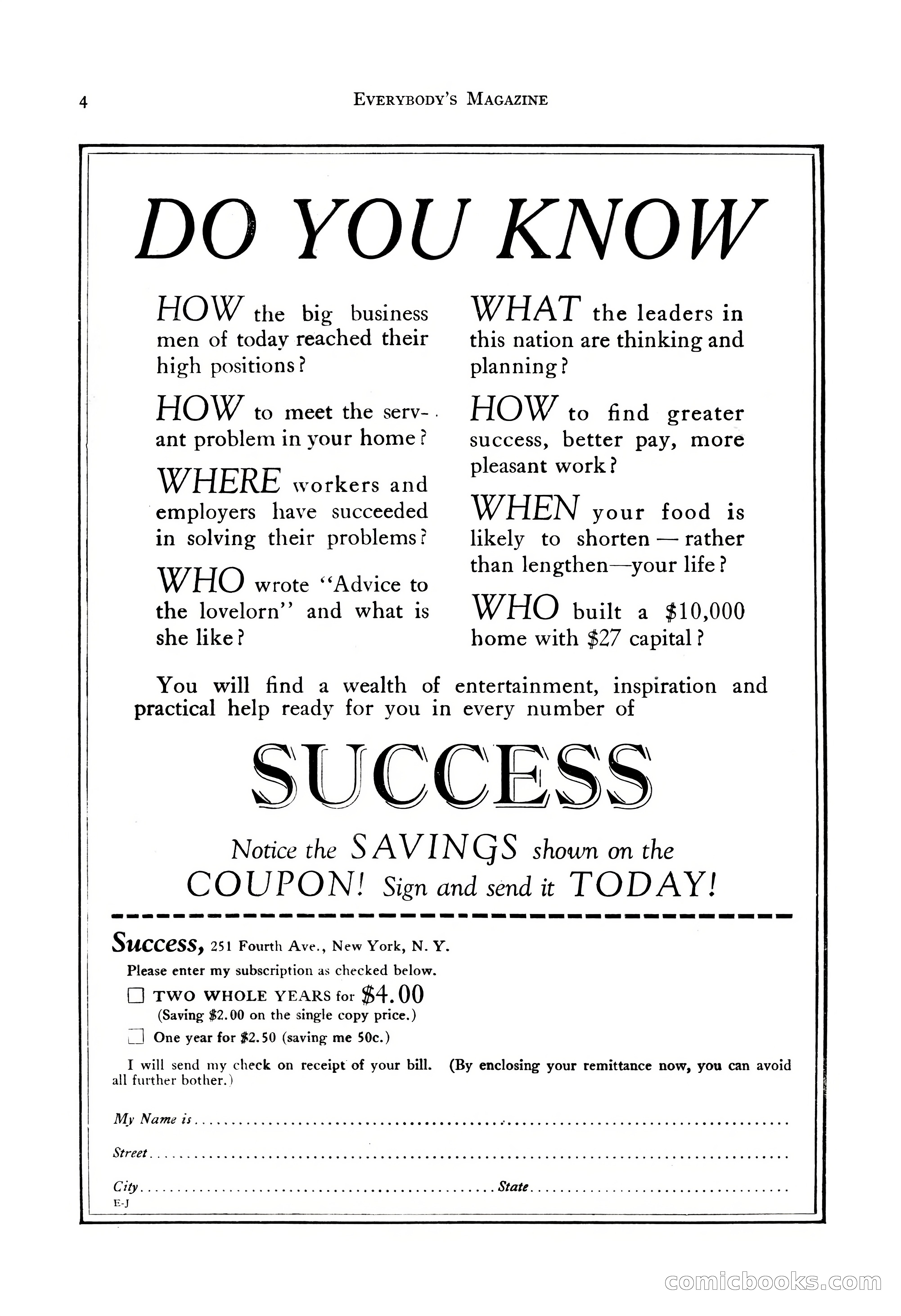 Everybody's Magazine, June 1926 — page 6 of 190