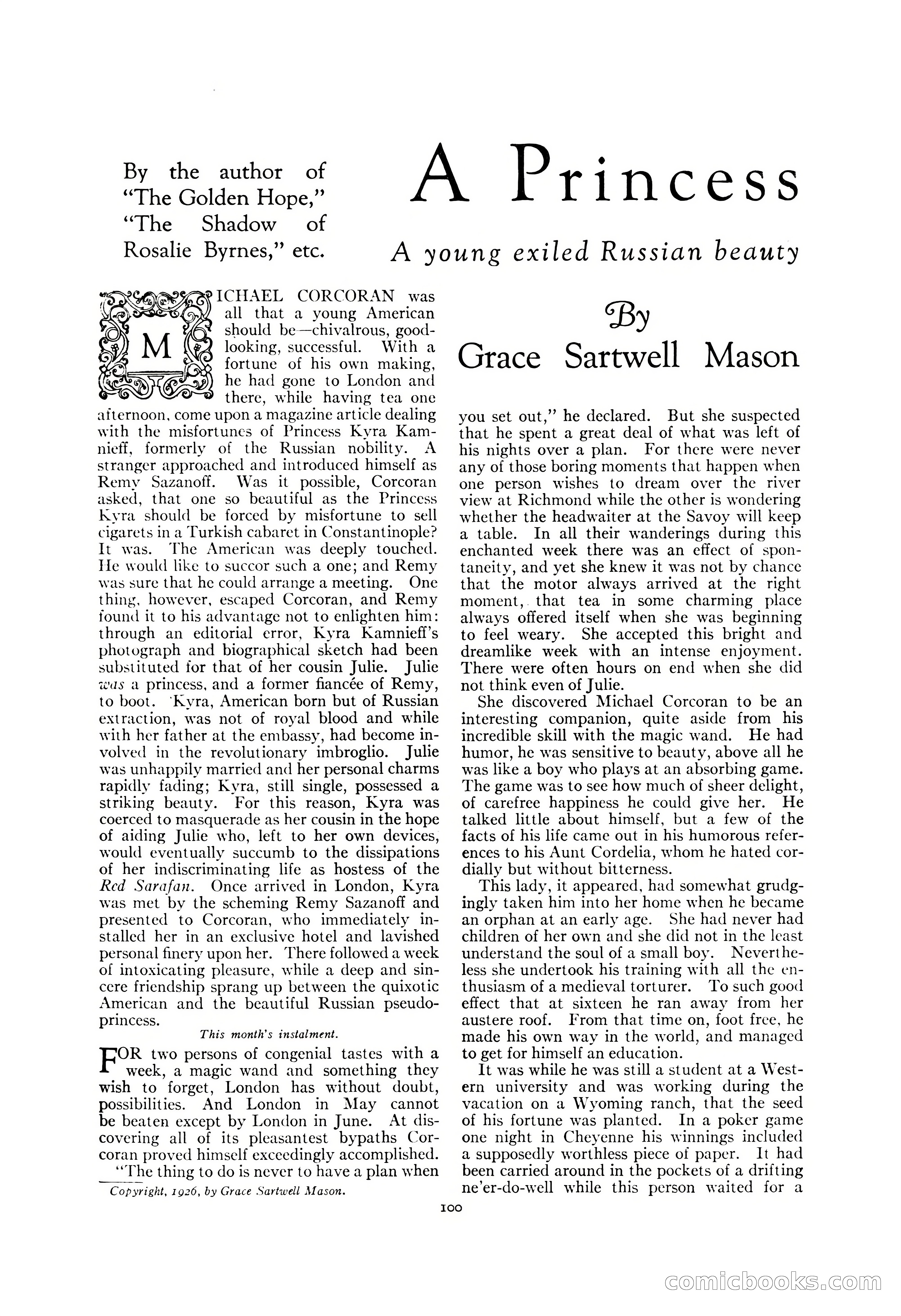 Everybody's Magazine, June 1926 — page 102 of 190