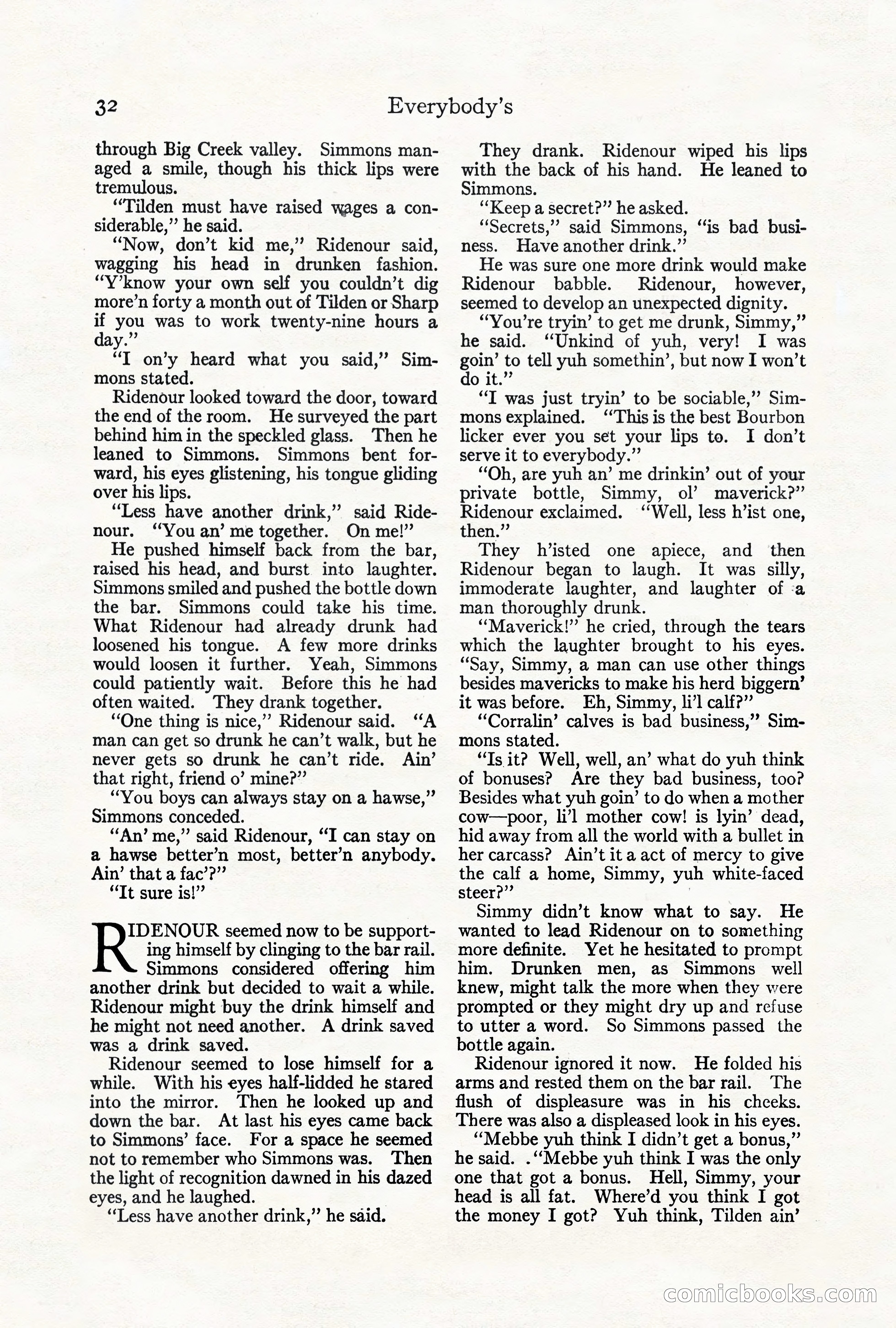 Everybody's Magazine, February 1927 — page 38 of 190