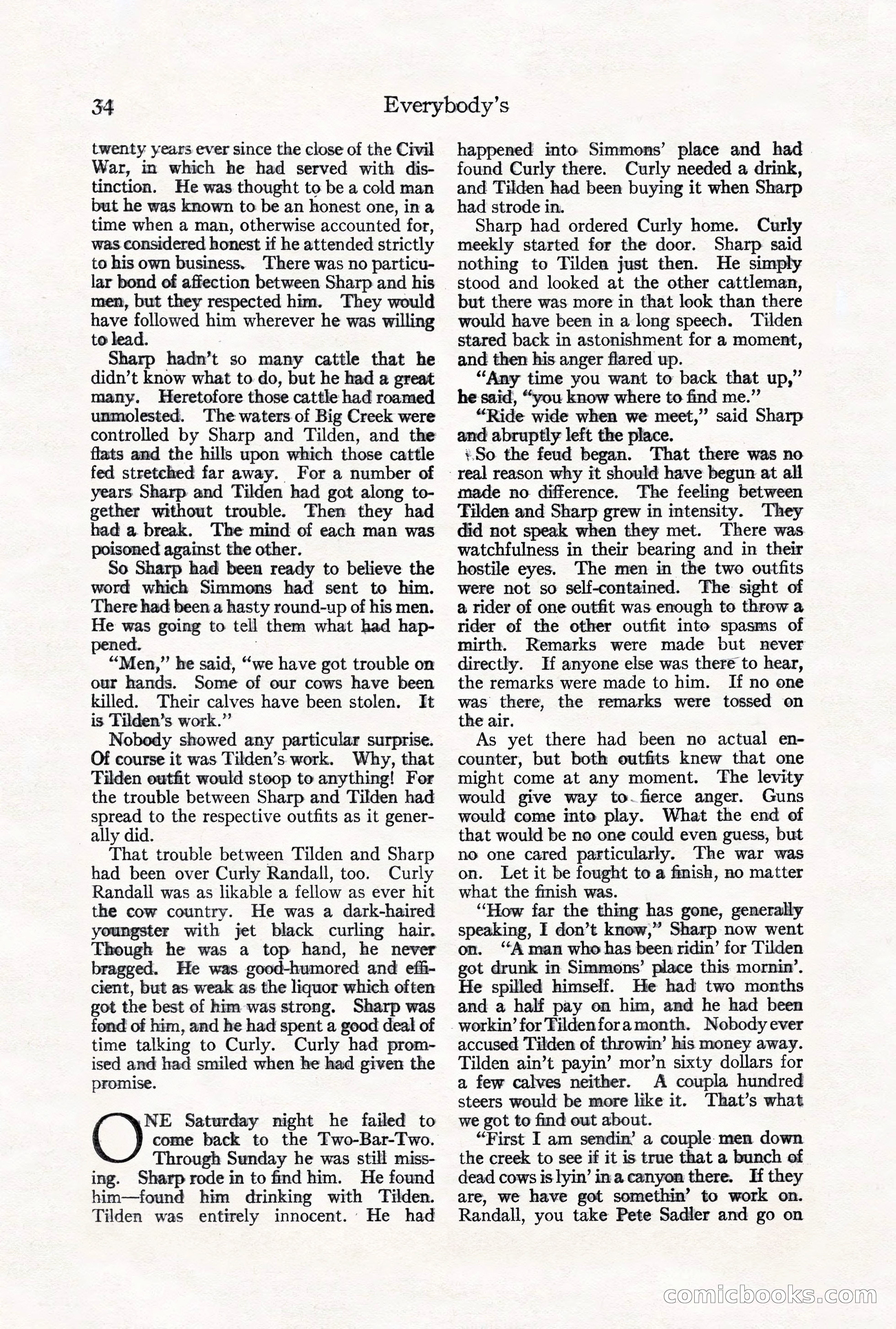 Everybody's Magazine, February 1927 — page 40 of 190