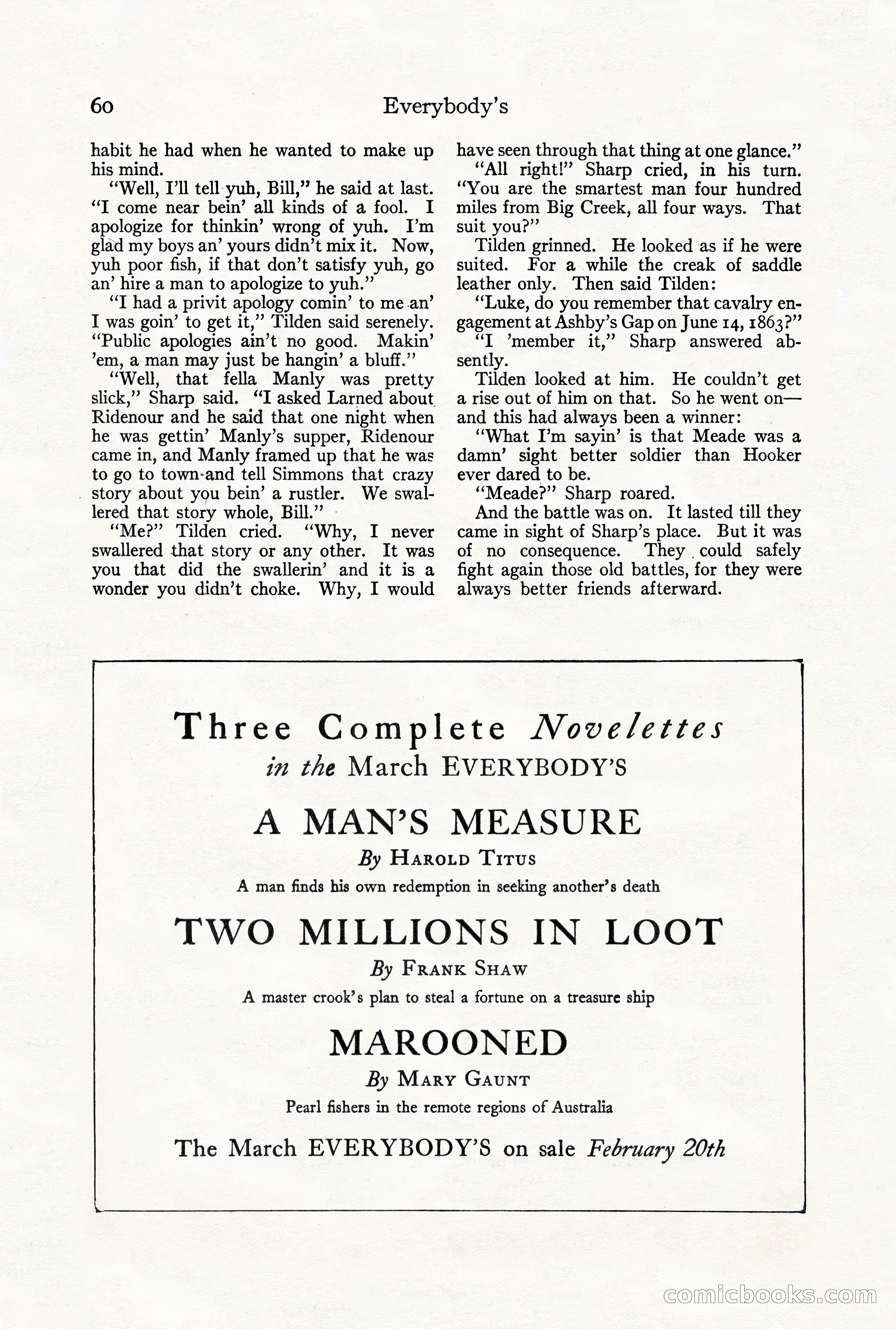 Everybody's Magazine, February 1927 — page 66 of 190