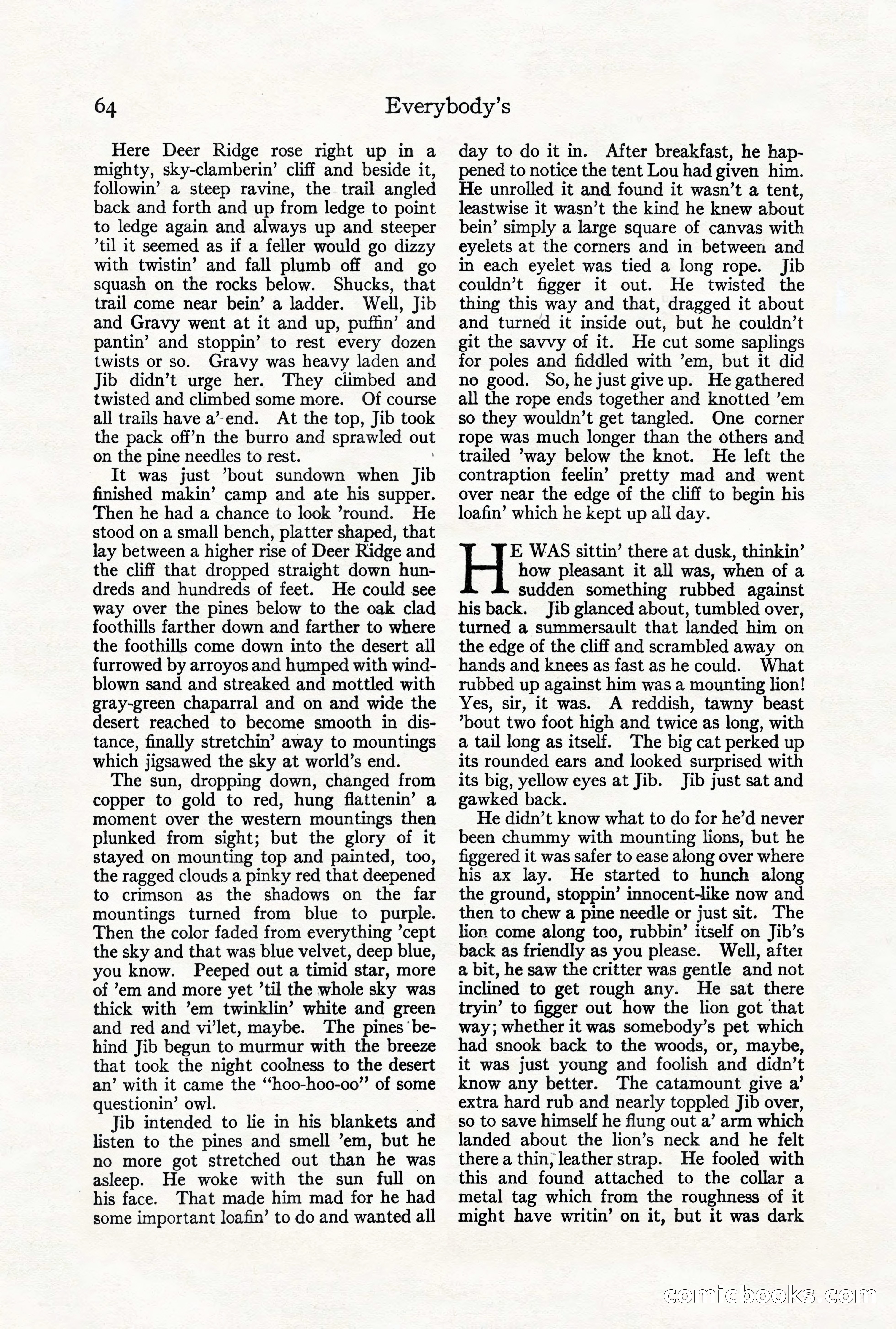 Everybody's Magazine, February 1927 — page 70 of 190
