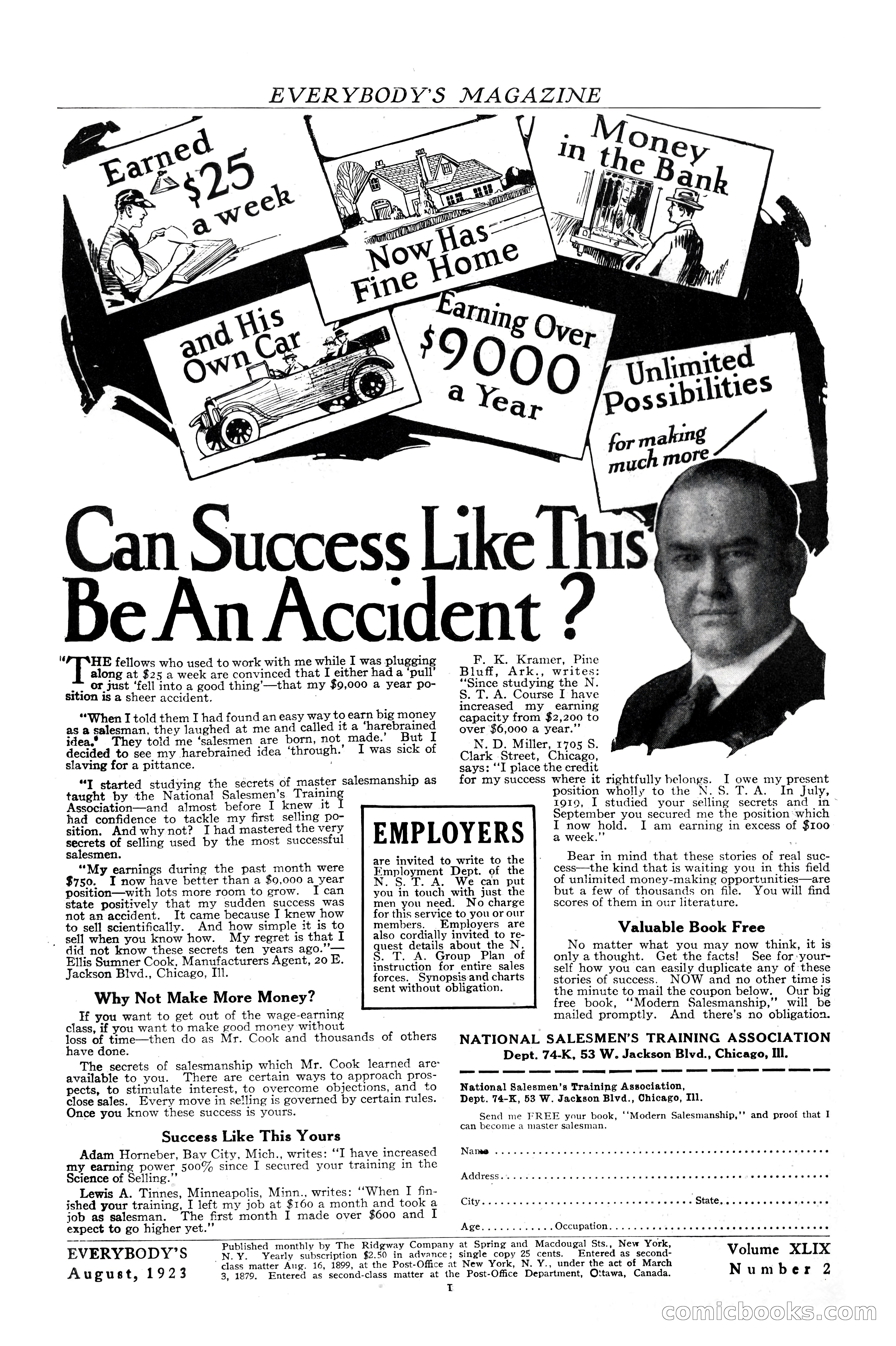 Everybody's Magazine, August 1923 — page 3 of 196