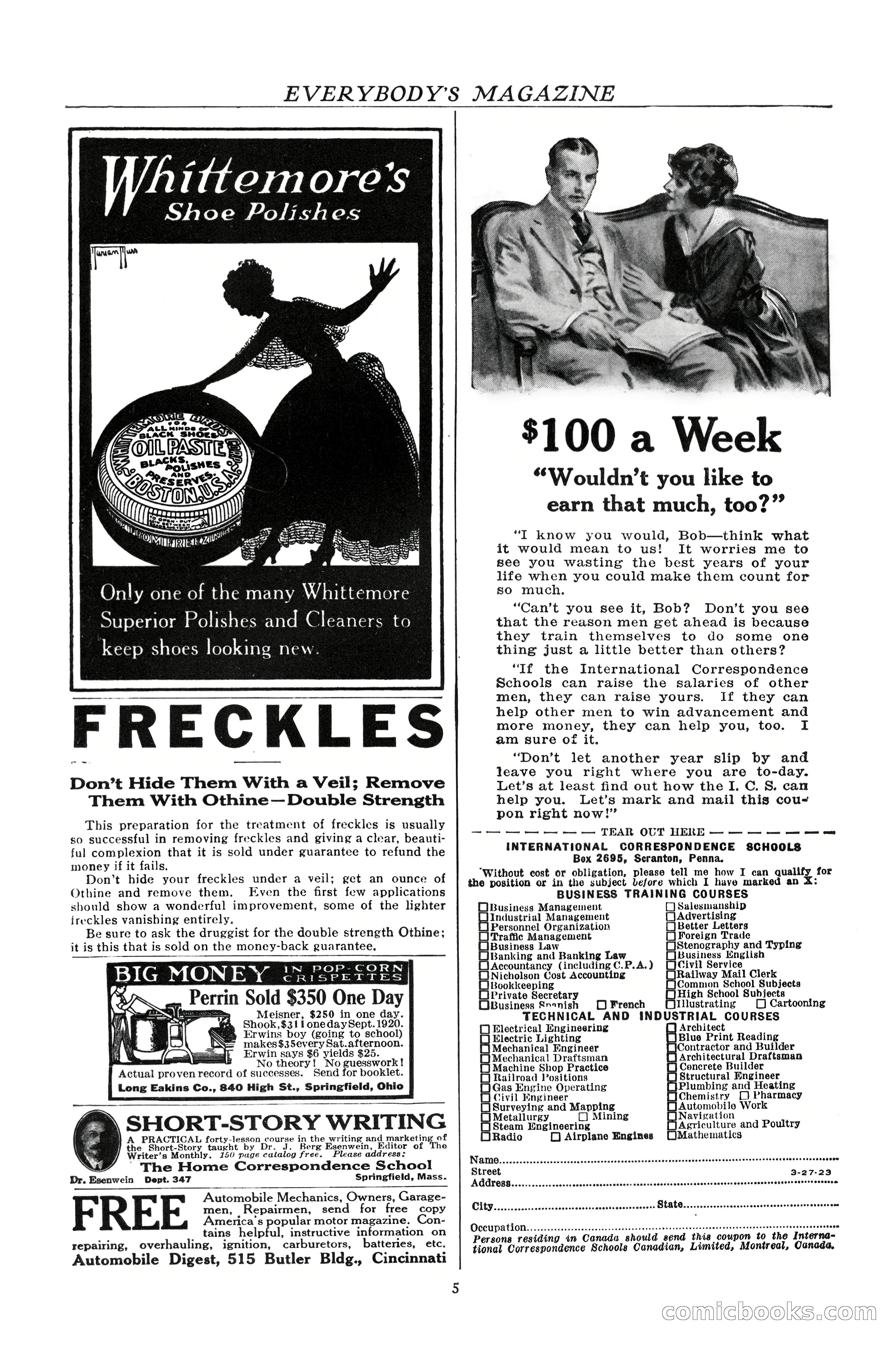 Everybody's Magazine, August 1923 — page 7 of 196
