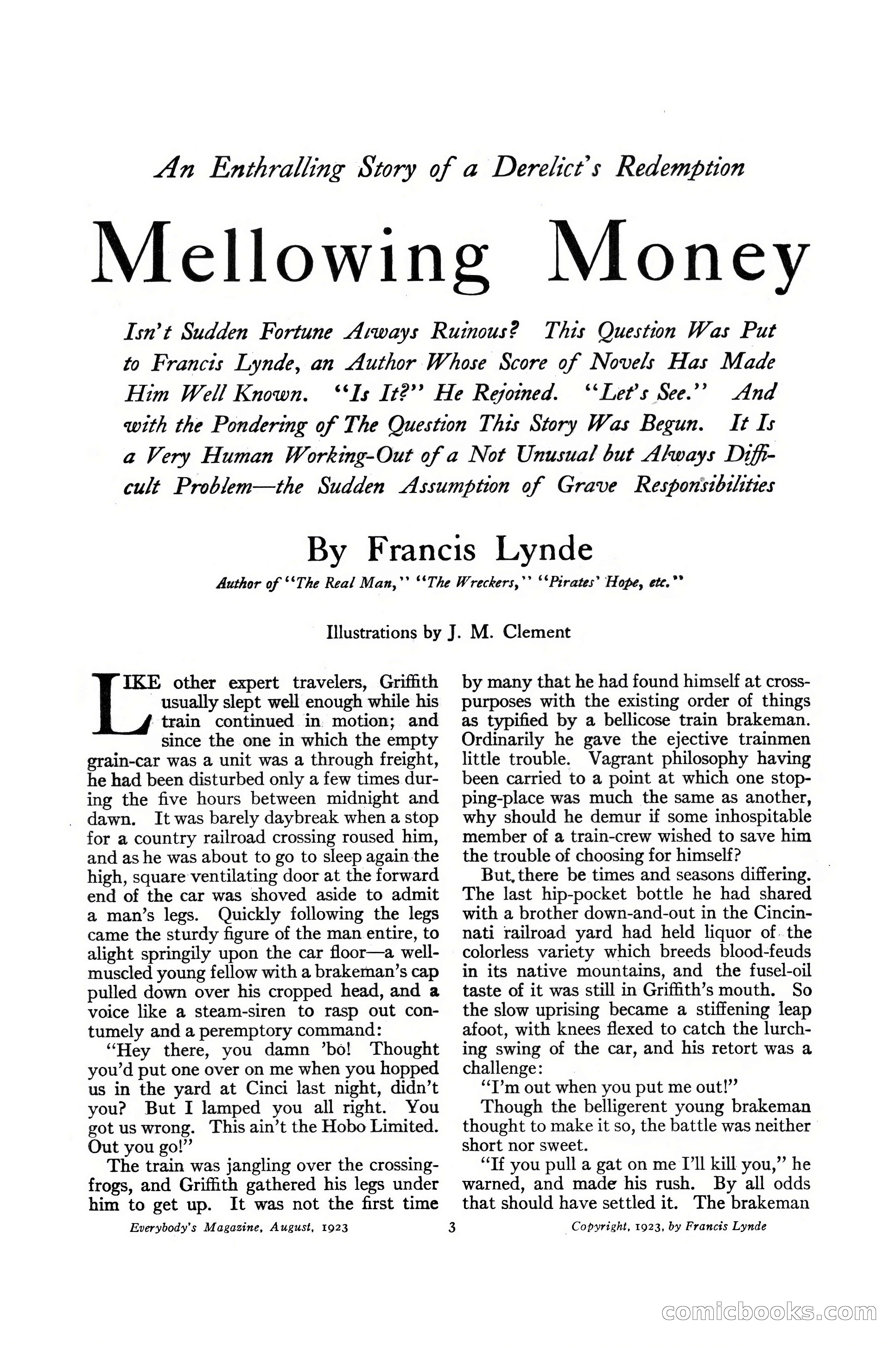 Everybody's Magazine, August 1923 — page 15 of 196