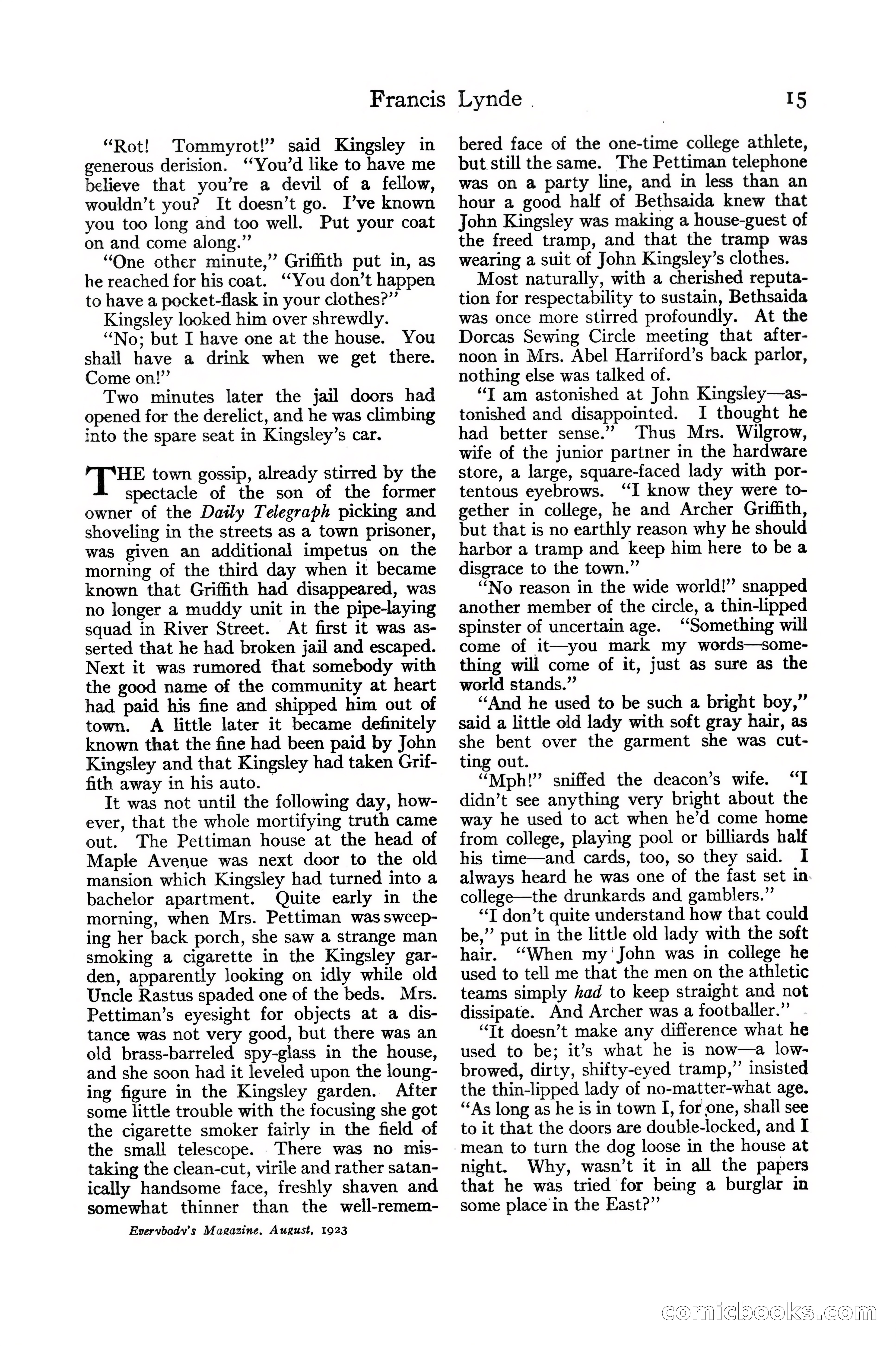 Everybody's Magazine, August 1923 — page 27 of 196