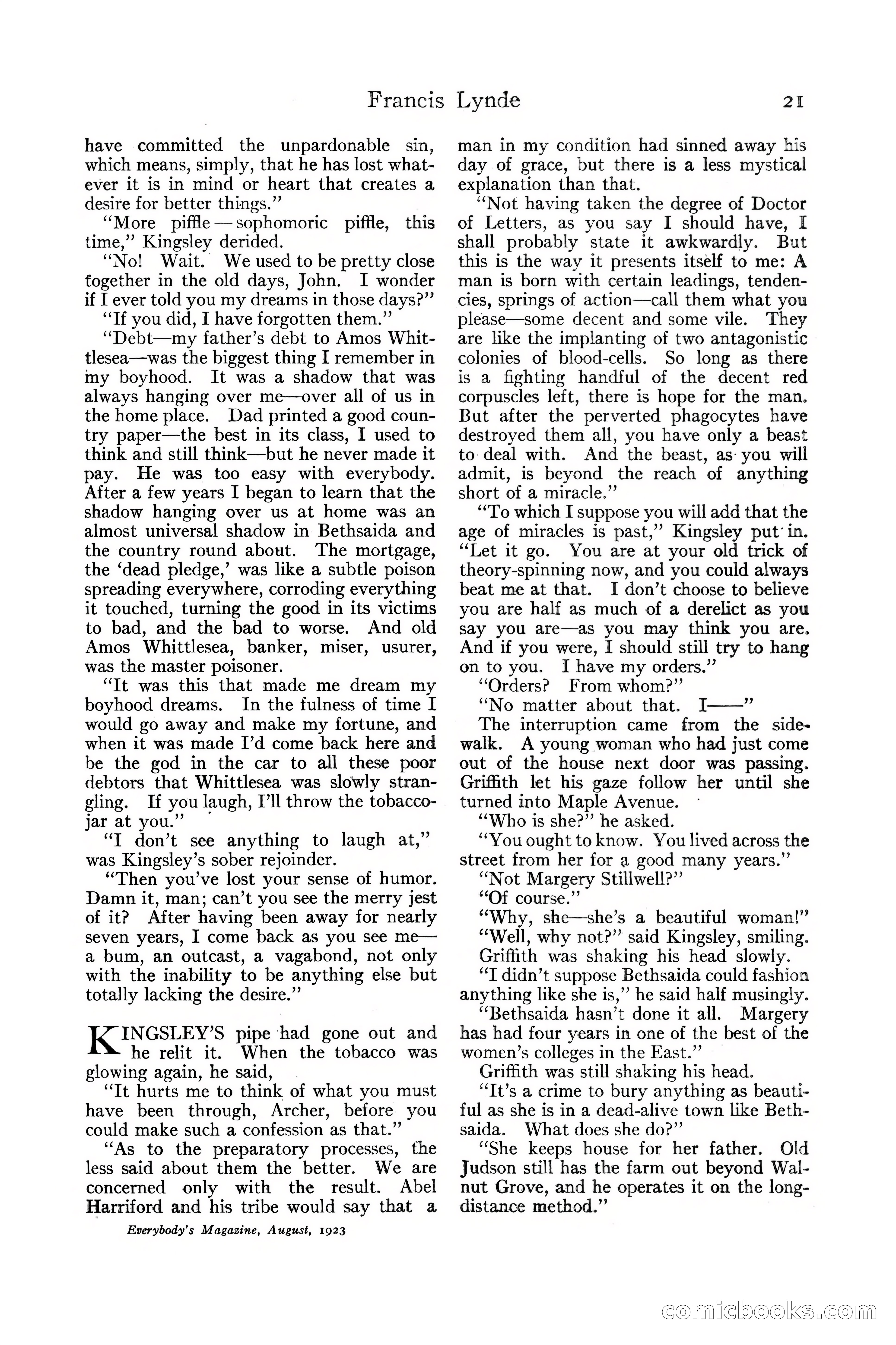 Everybody's Magazine, August 1923 — page 33 of 196