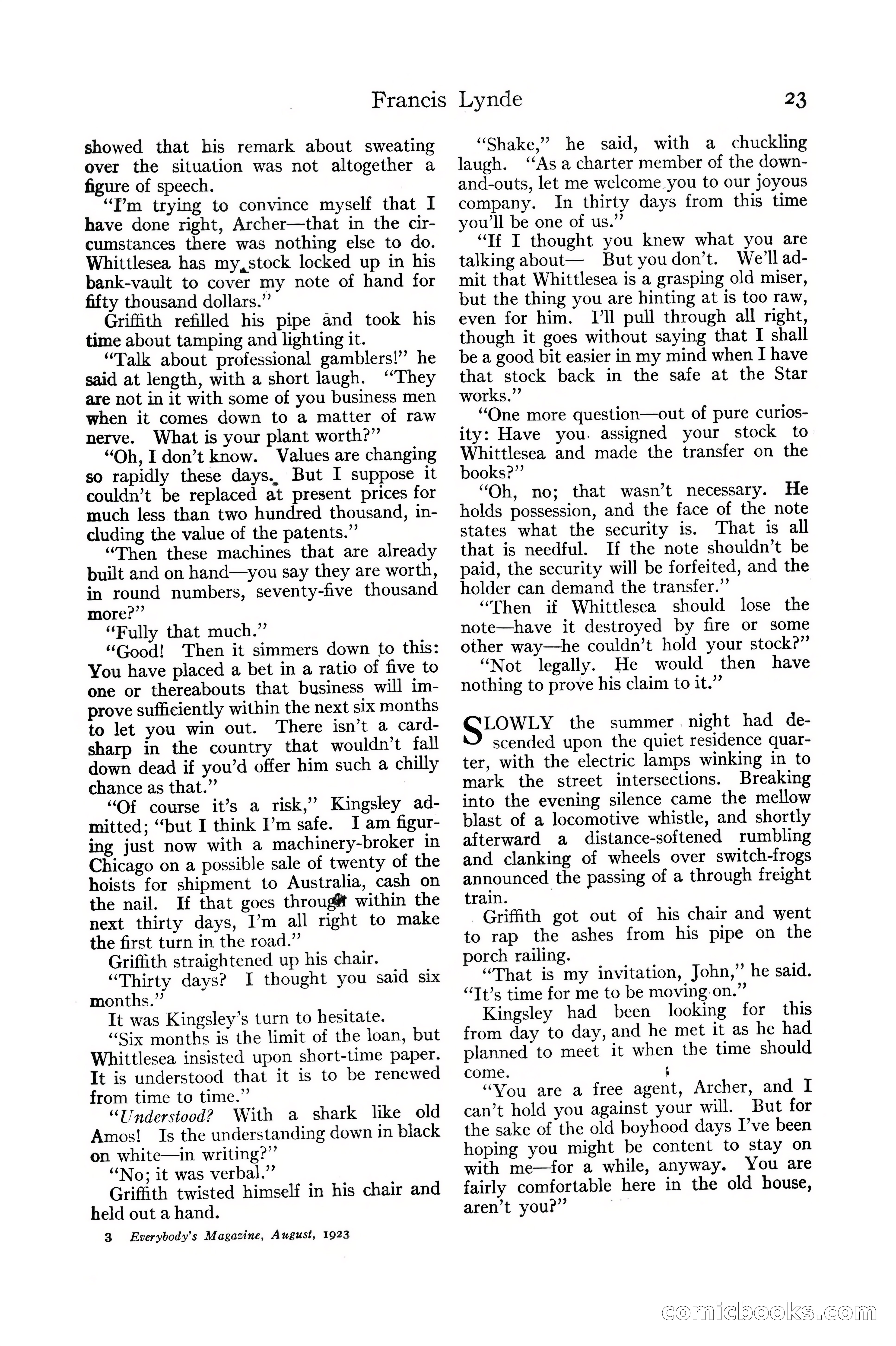 Everybody's Magazine, August 1923 — page 35 of 196