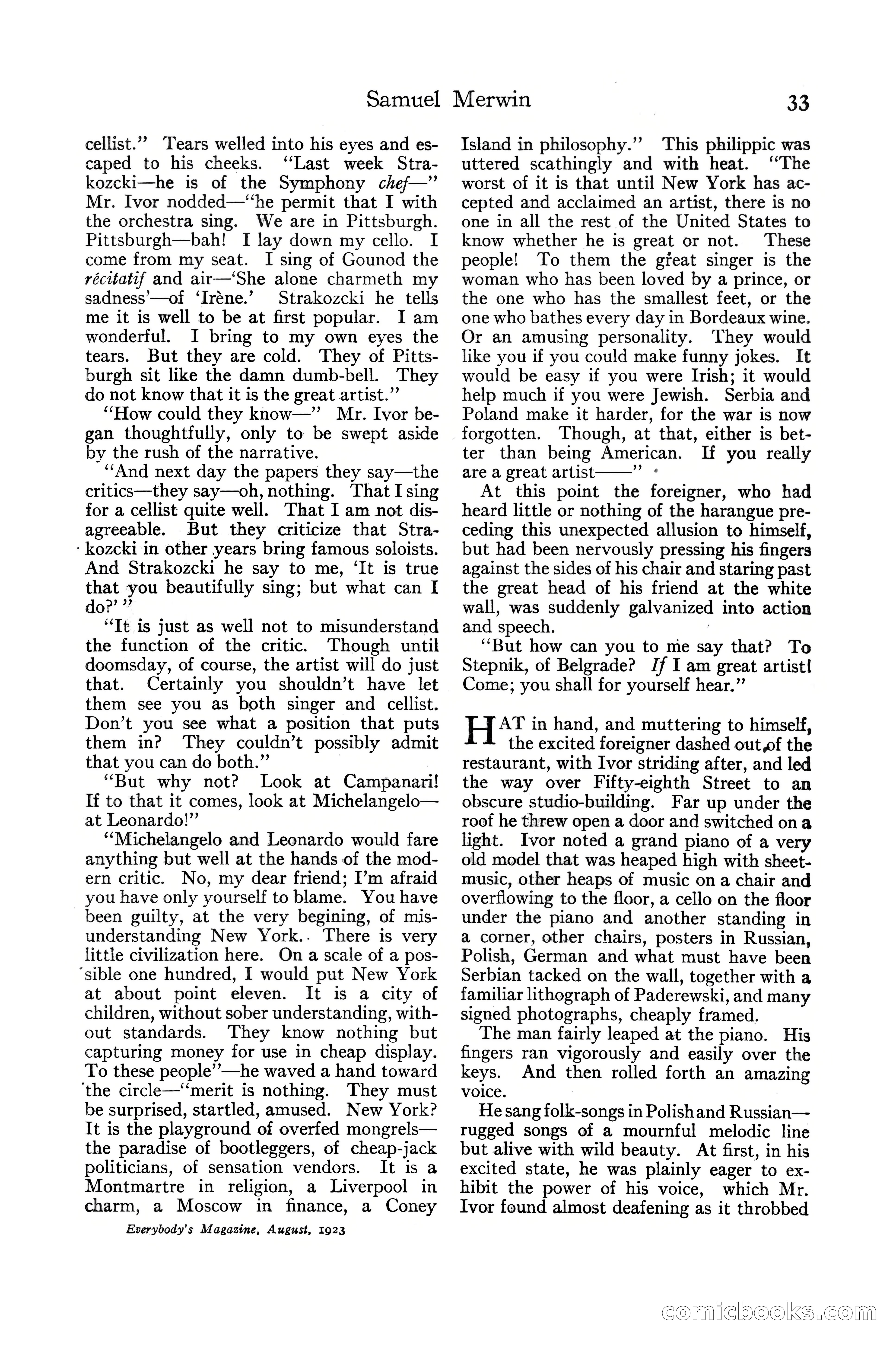 Everybody's Magazine, August 1923 — page 45 of 196