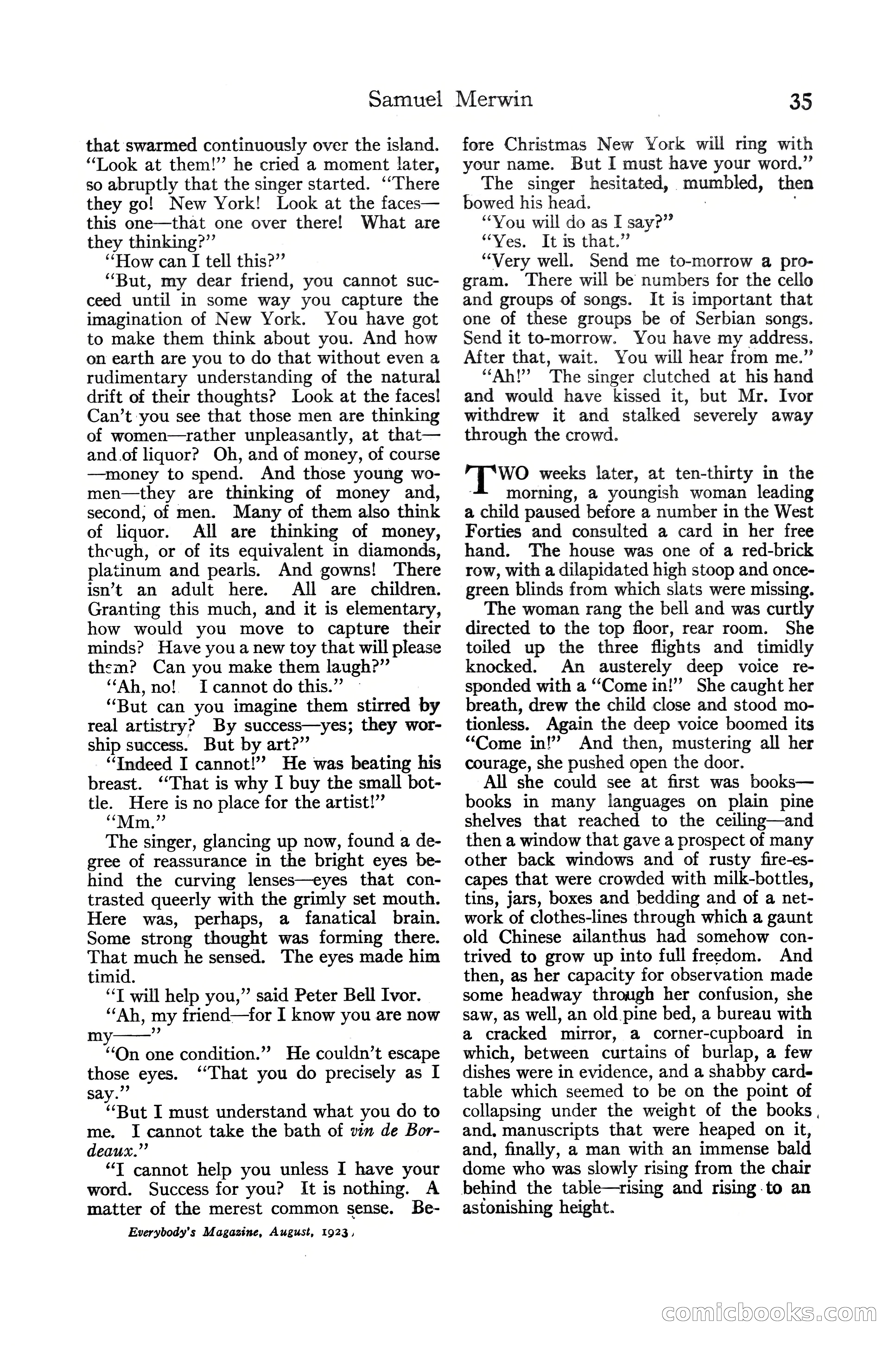 Everybody's Magazine, August 1923 — page 47 of 196