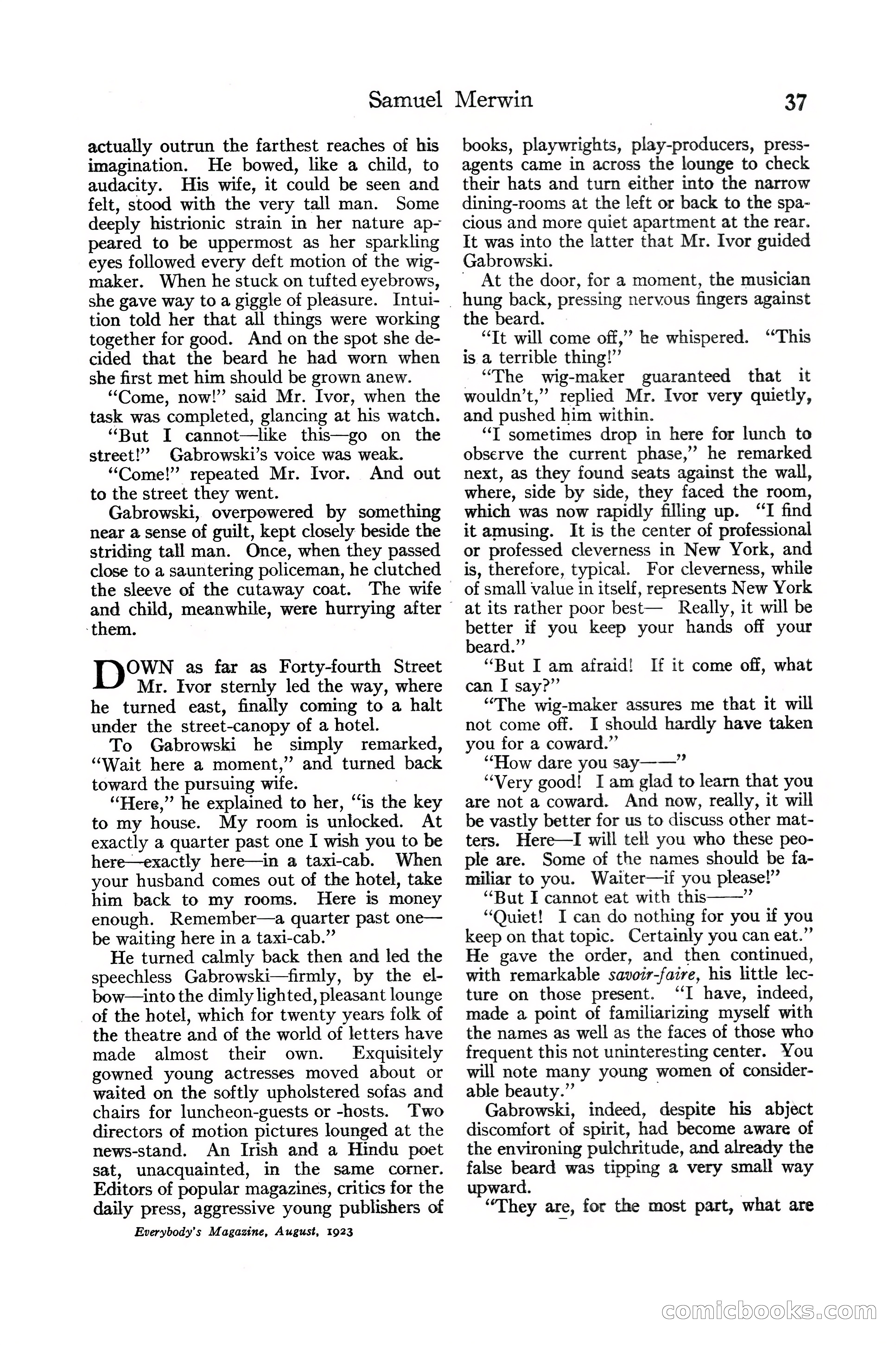 Everybody's Magazine, August 1923 — page 49 of 196
