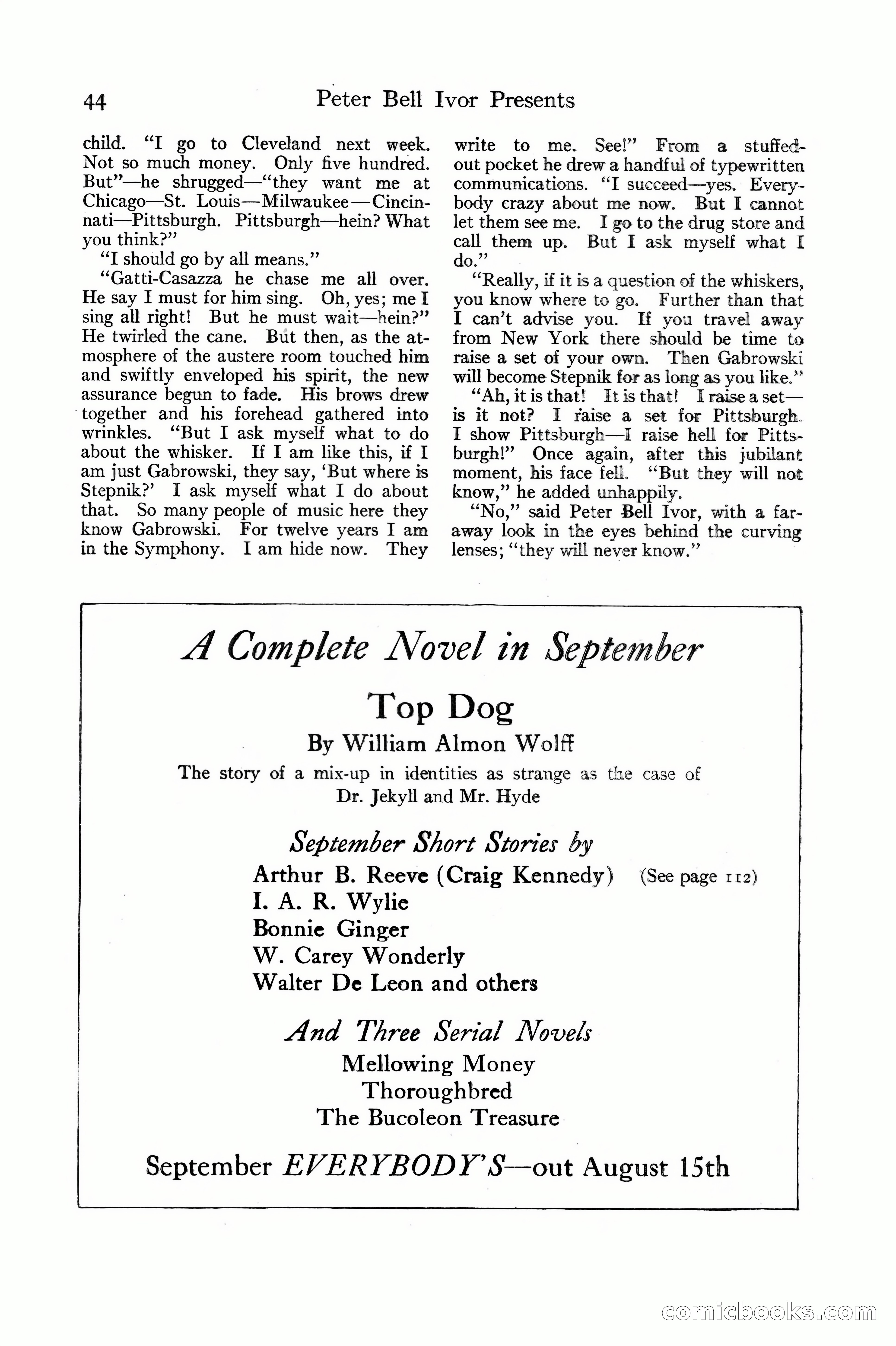 Everybody's Magazine, August 1923 — page 56 of 196