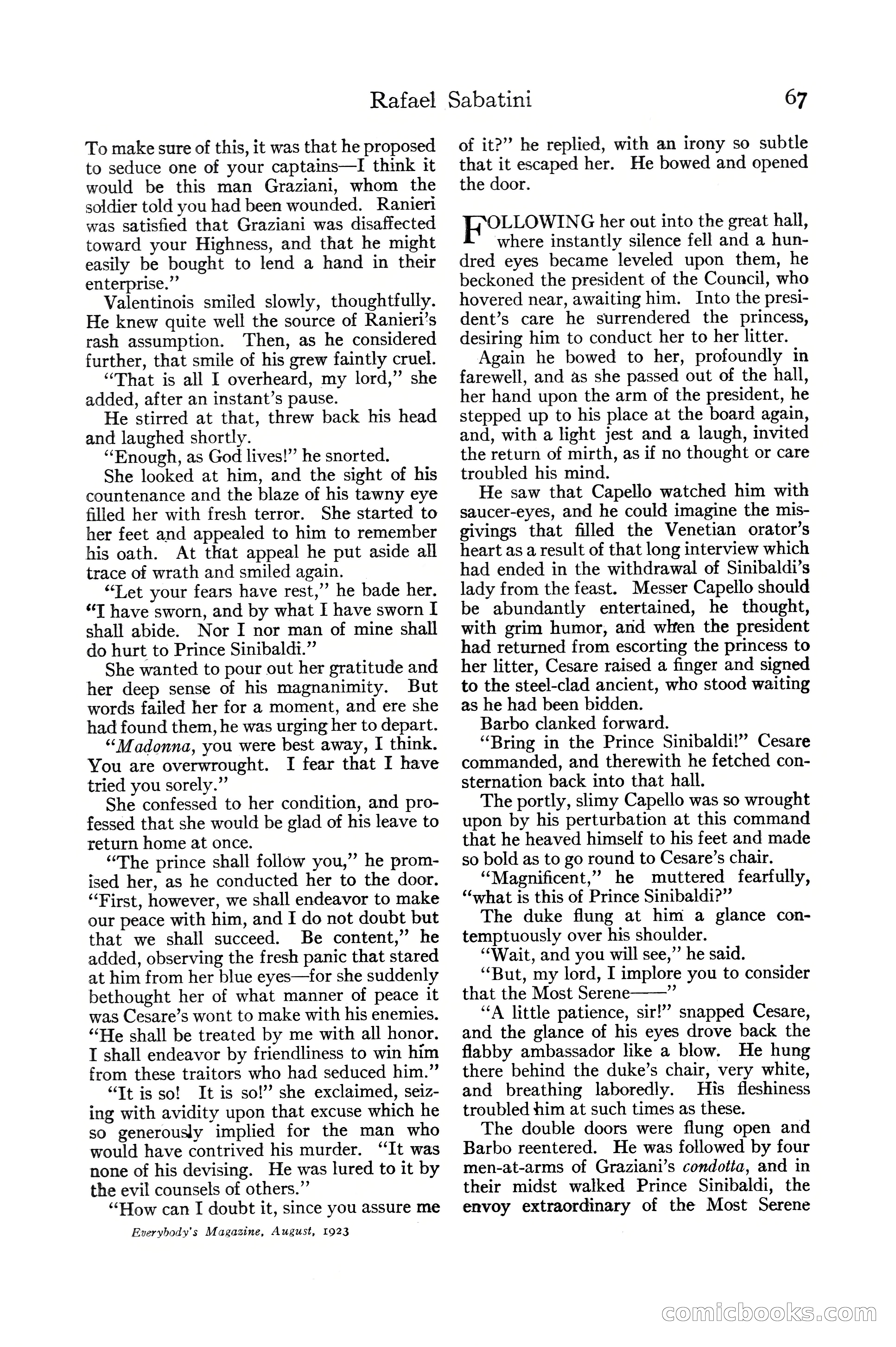 Everybody's Magazine, August 1923 — page 79 of 196