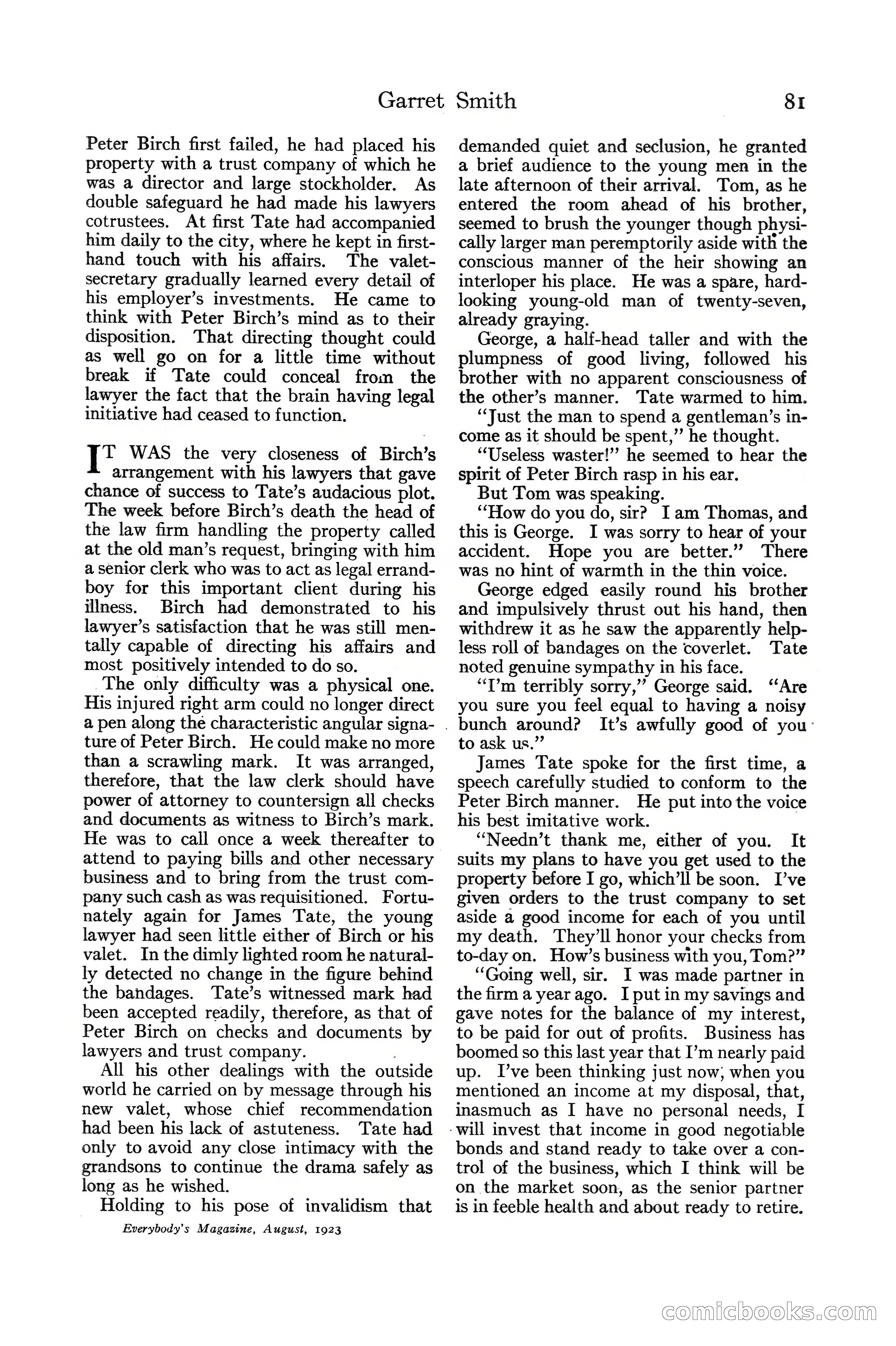 Everybody's Magazine, August 1923 — page 93 of 196