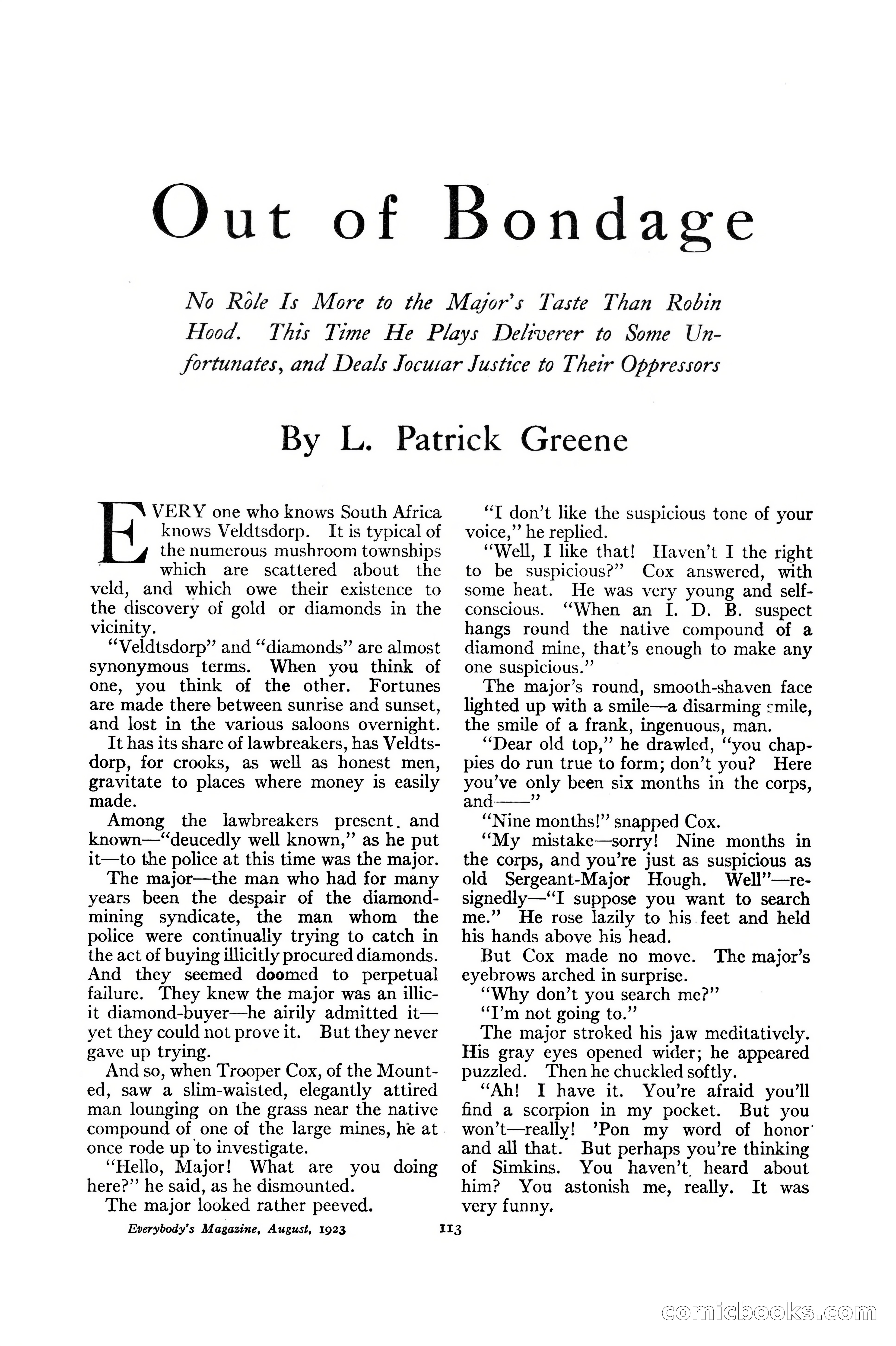 Everybody's Magazine, August 1923 — page 125 of 196