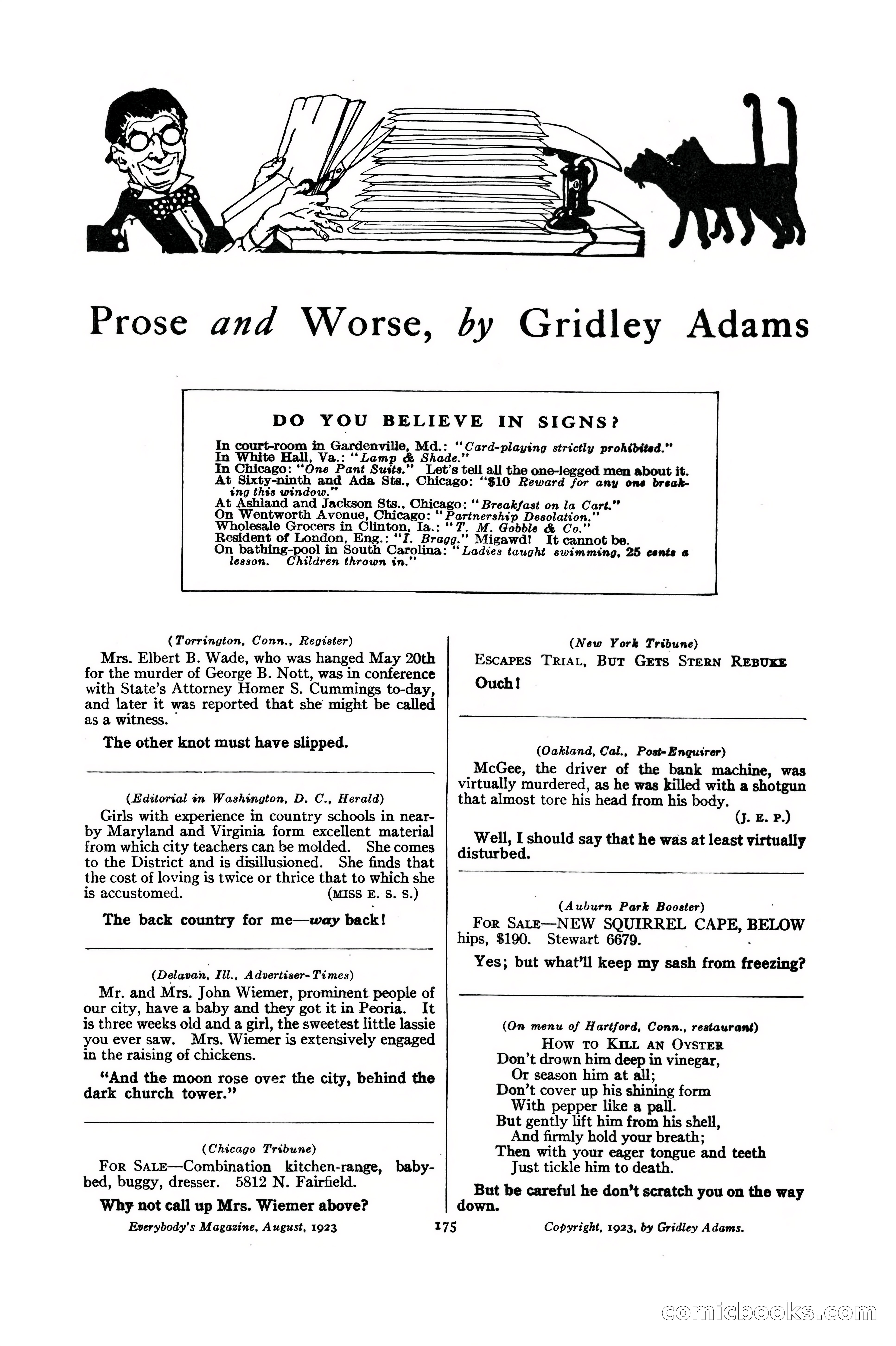 Everybody's Magazine, August 1923 — page 187 of 196