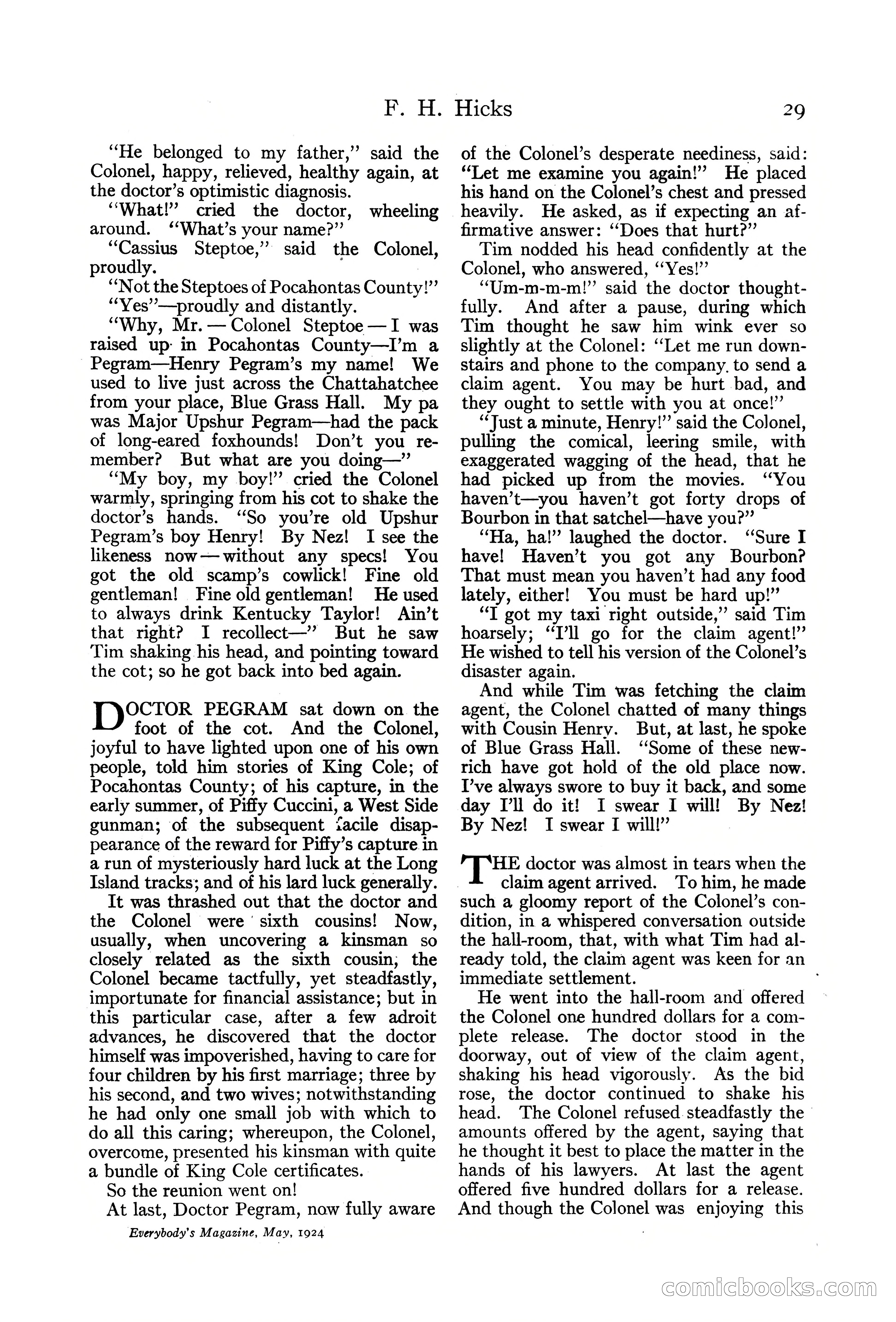 Everybody's Magazine, May 1924 — page 31 of 204