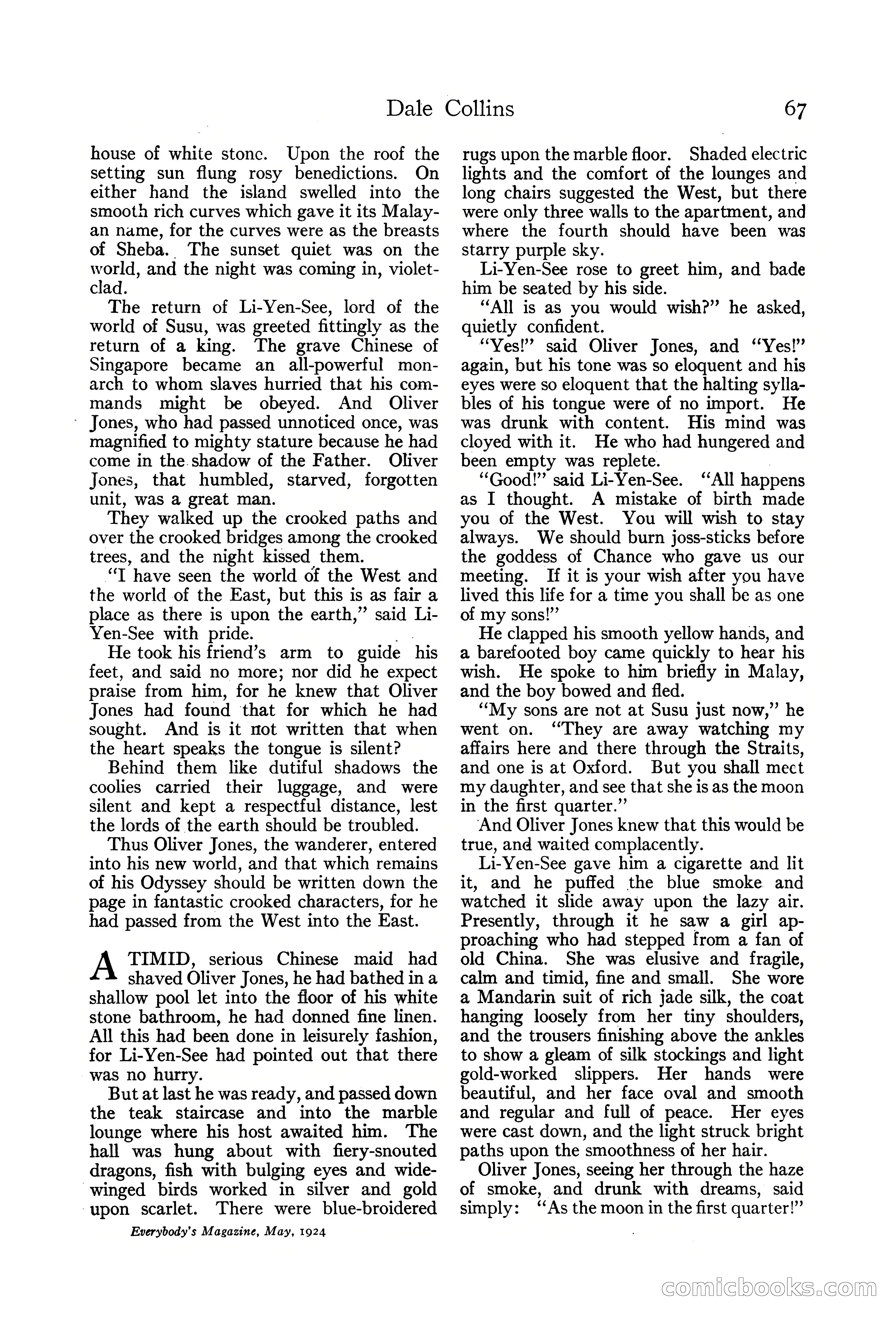 Everybody's Magazine, May 1924 — page 69 of 204