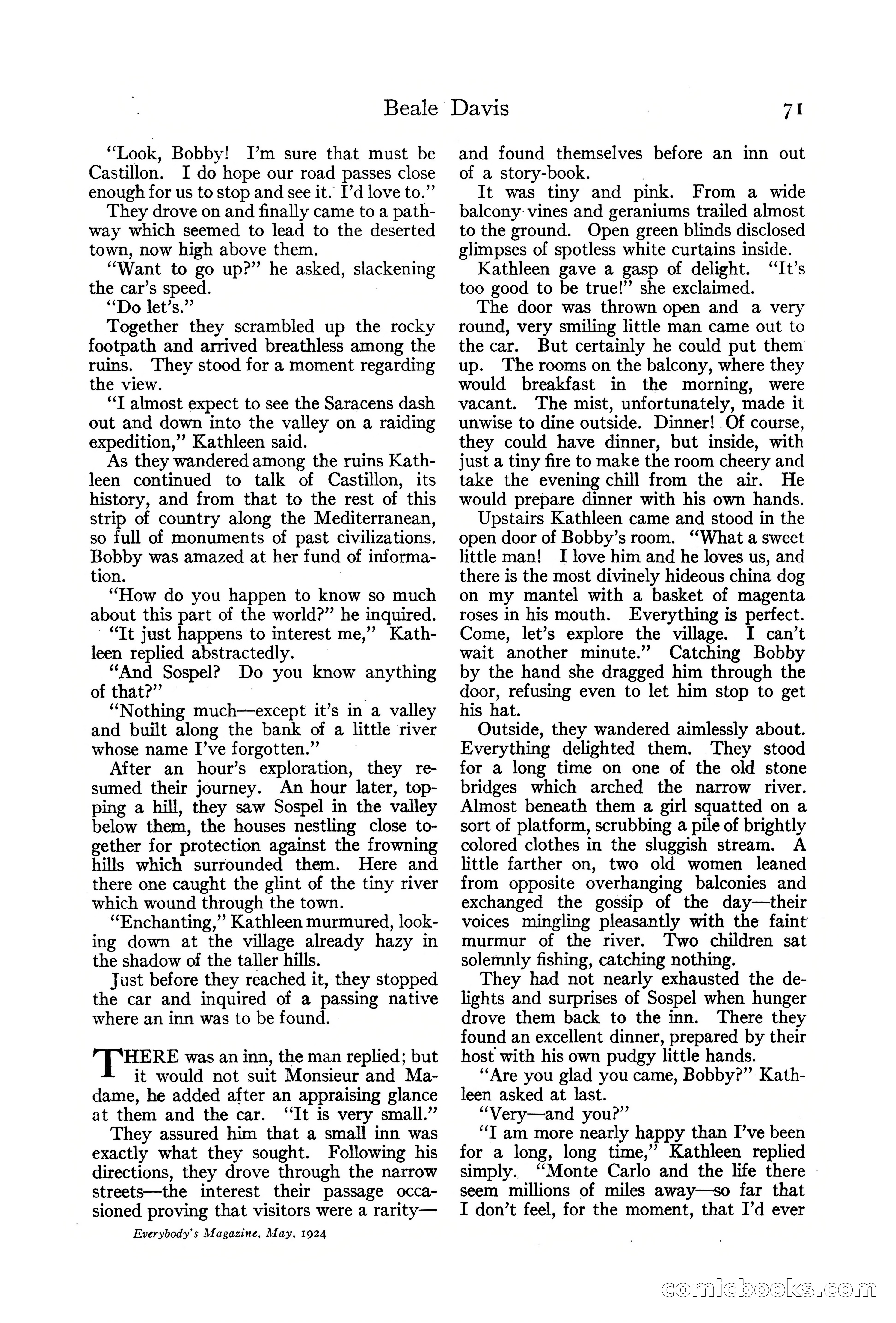 Everybody's Magazine, May 1924 — page 73 of 204