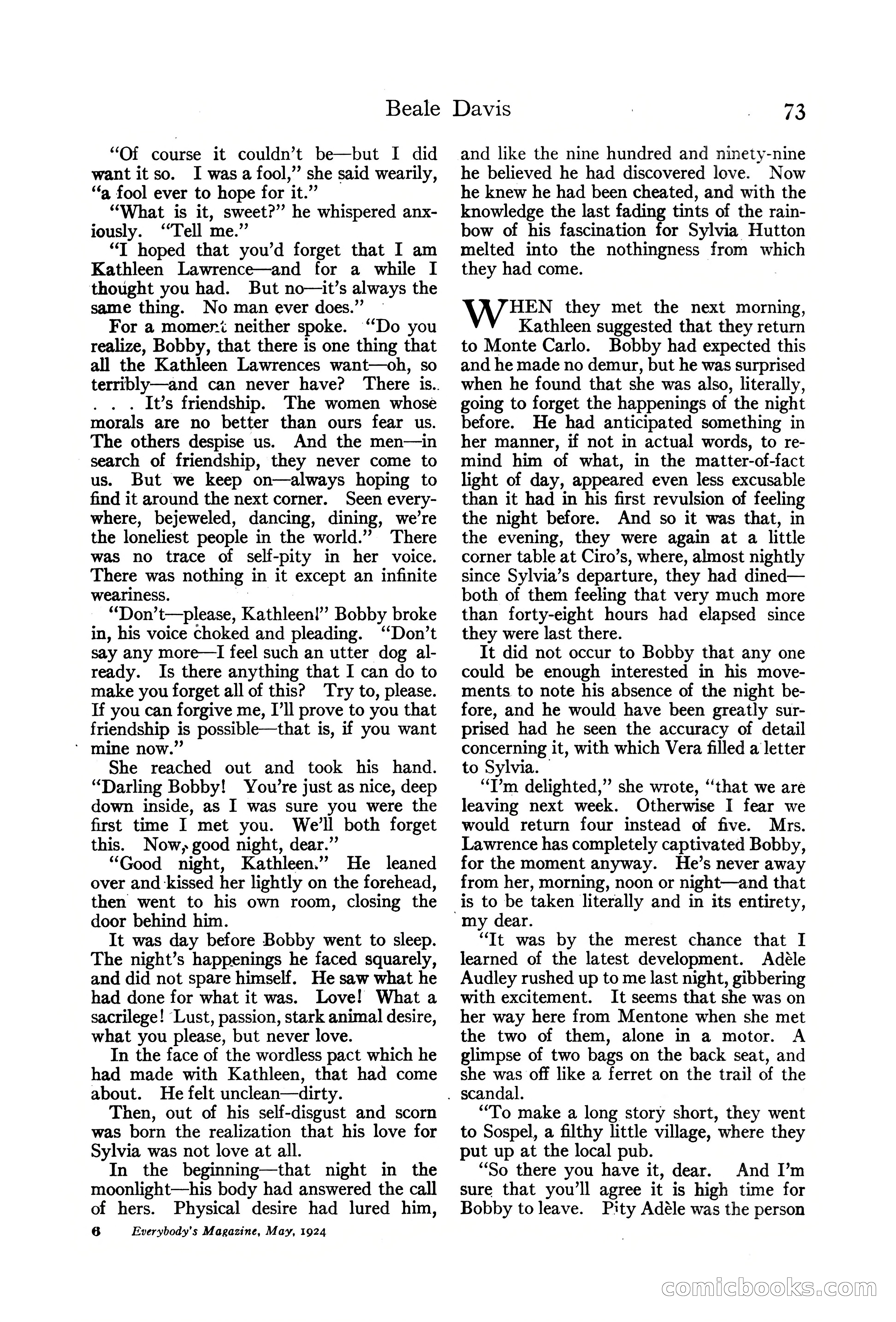 Everybody's Magazine, May 1924 — page 75 of 204