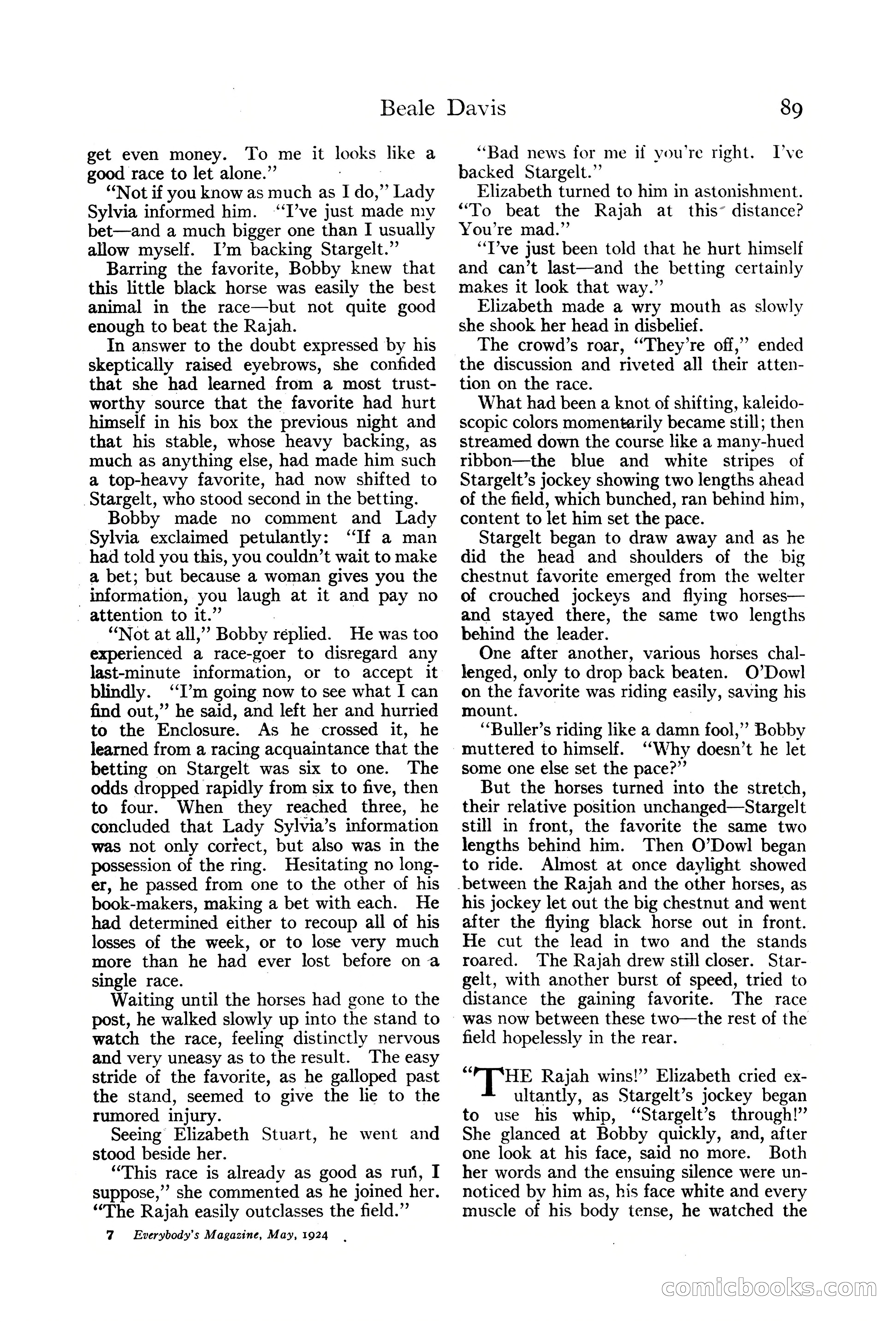 Everybody's Magazine, May 1924 — page 91 of 204