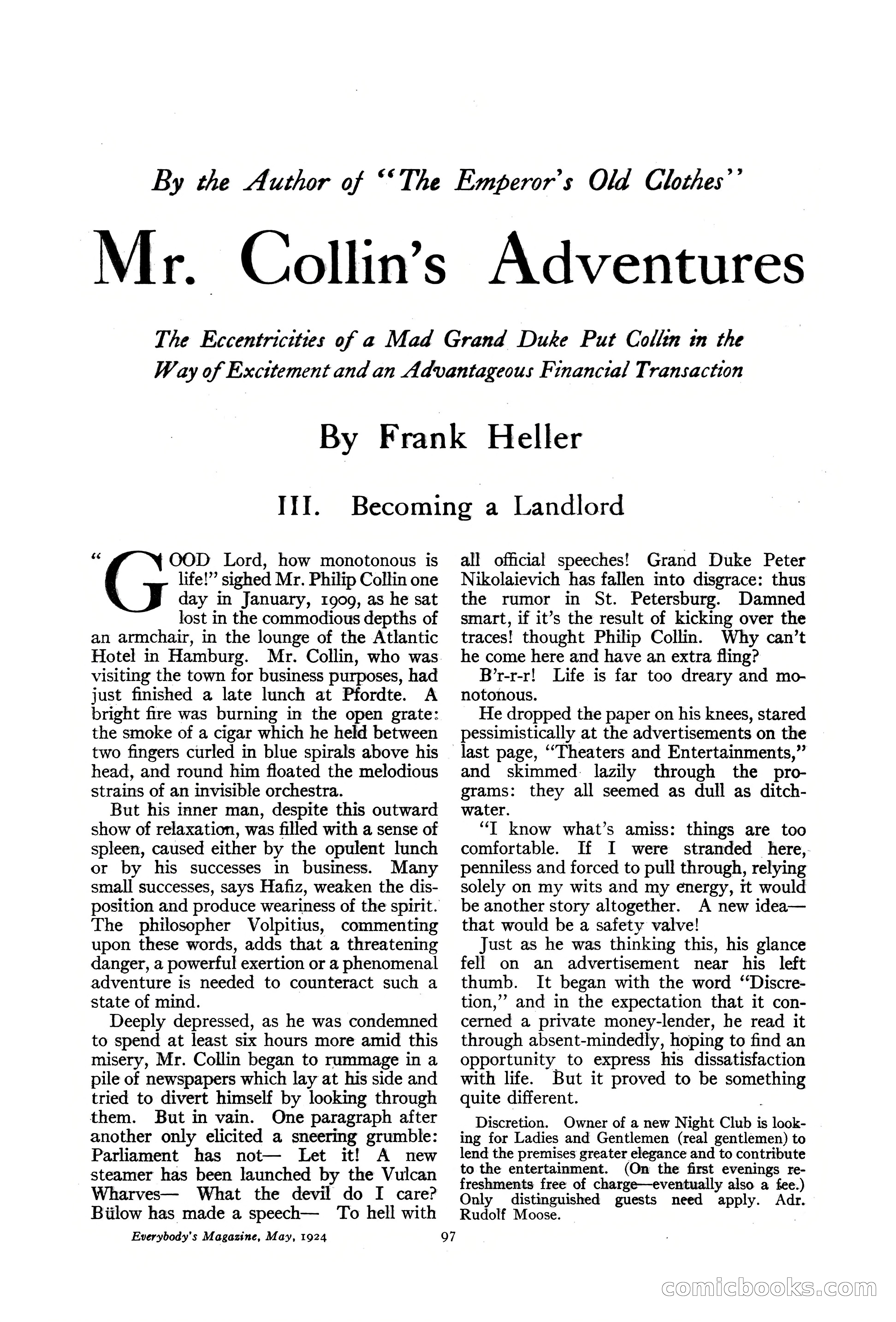 Everybody's Magazine, May 1924 — page 99 of 204