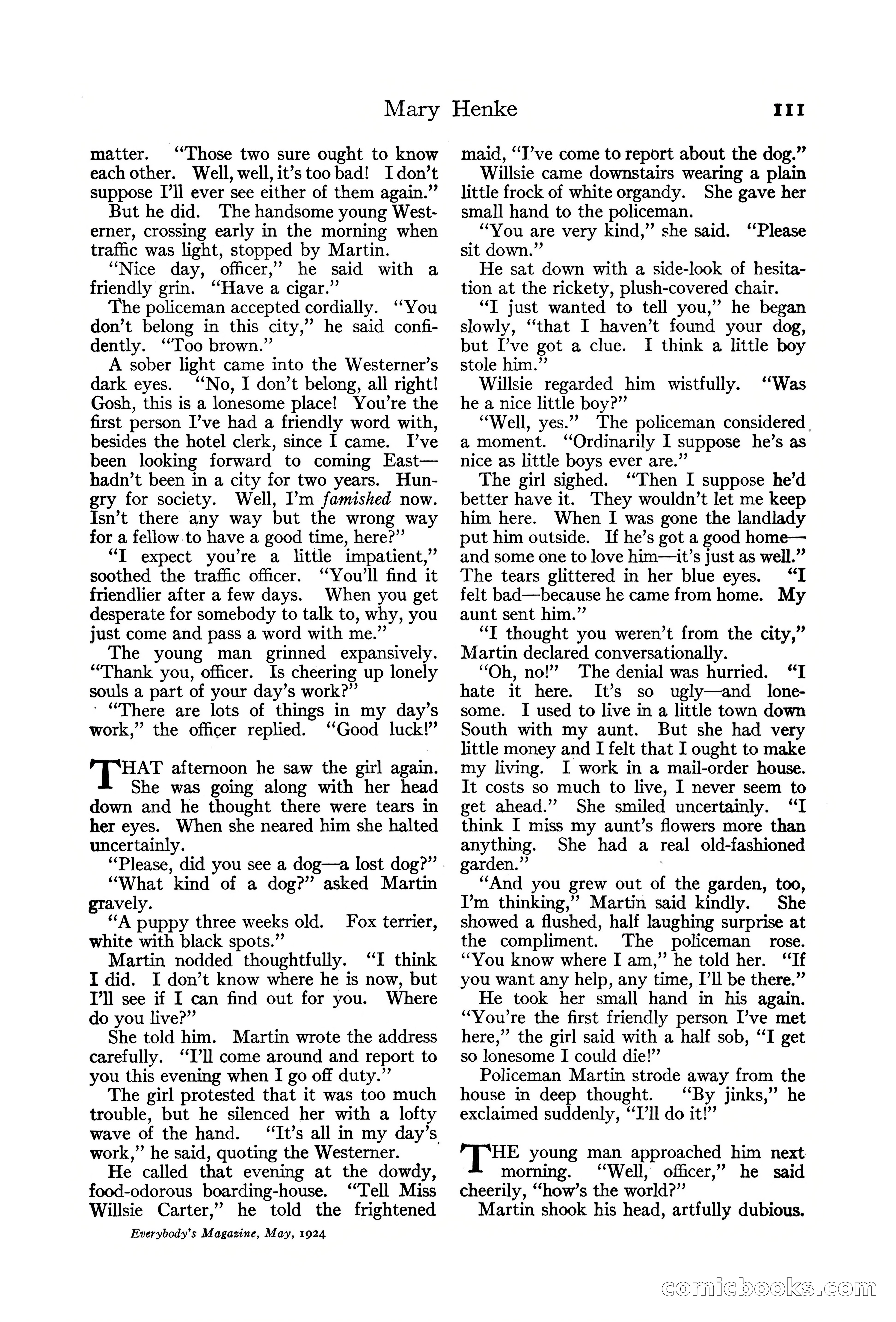 Everybody's Magazine, May 1924 — page 113 of 204