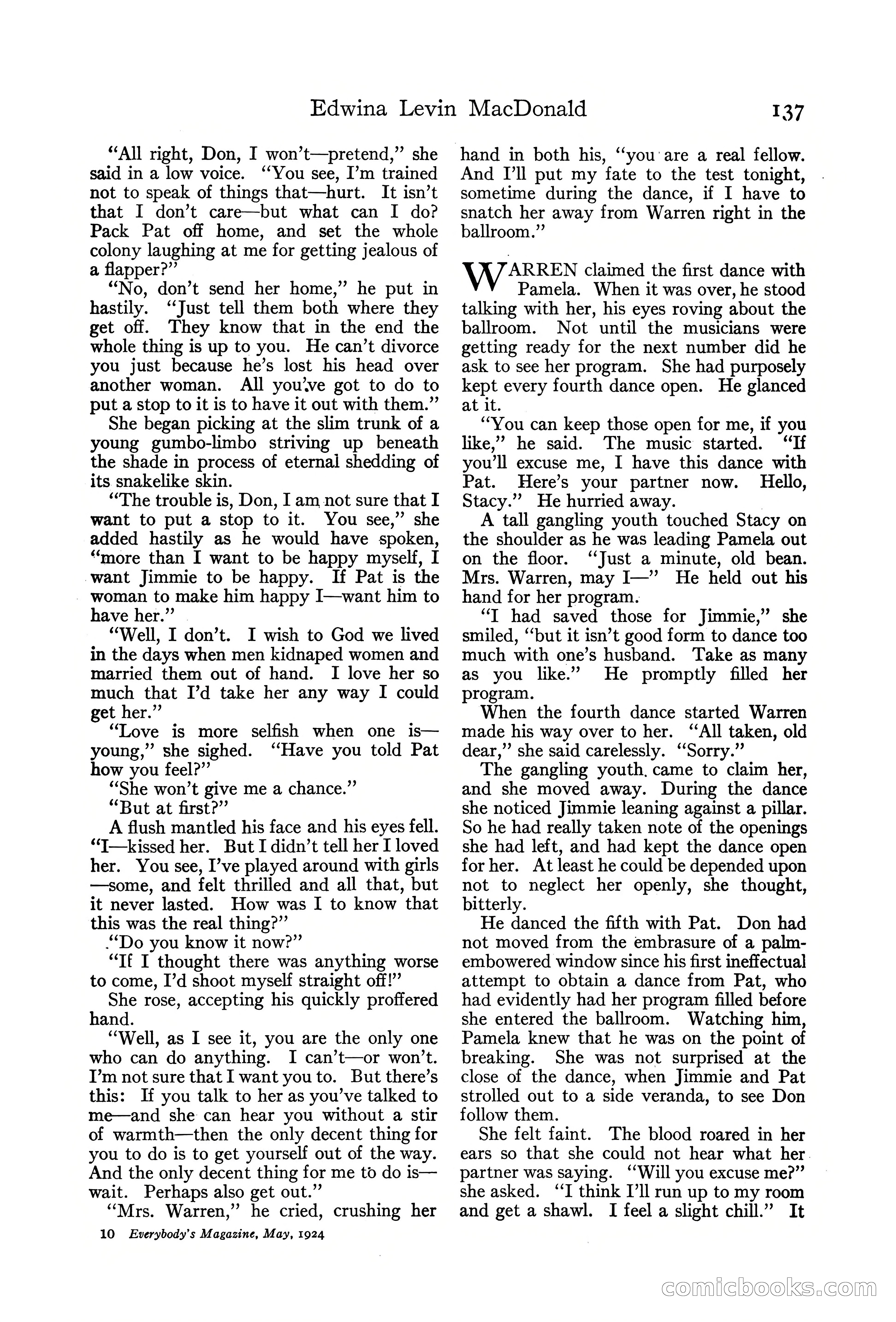 Everybody's Magazine, May 1924 — page 139 of 204