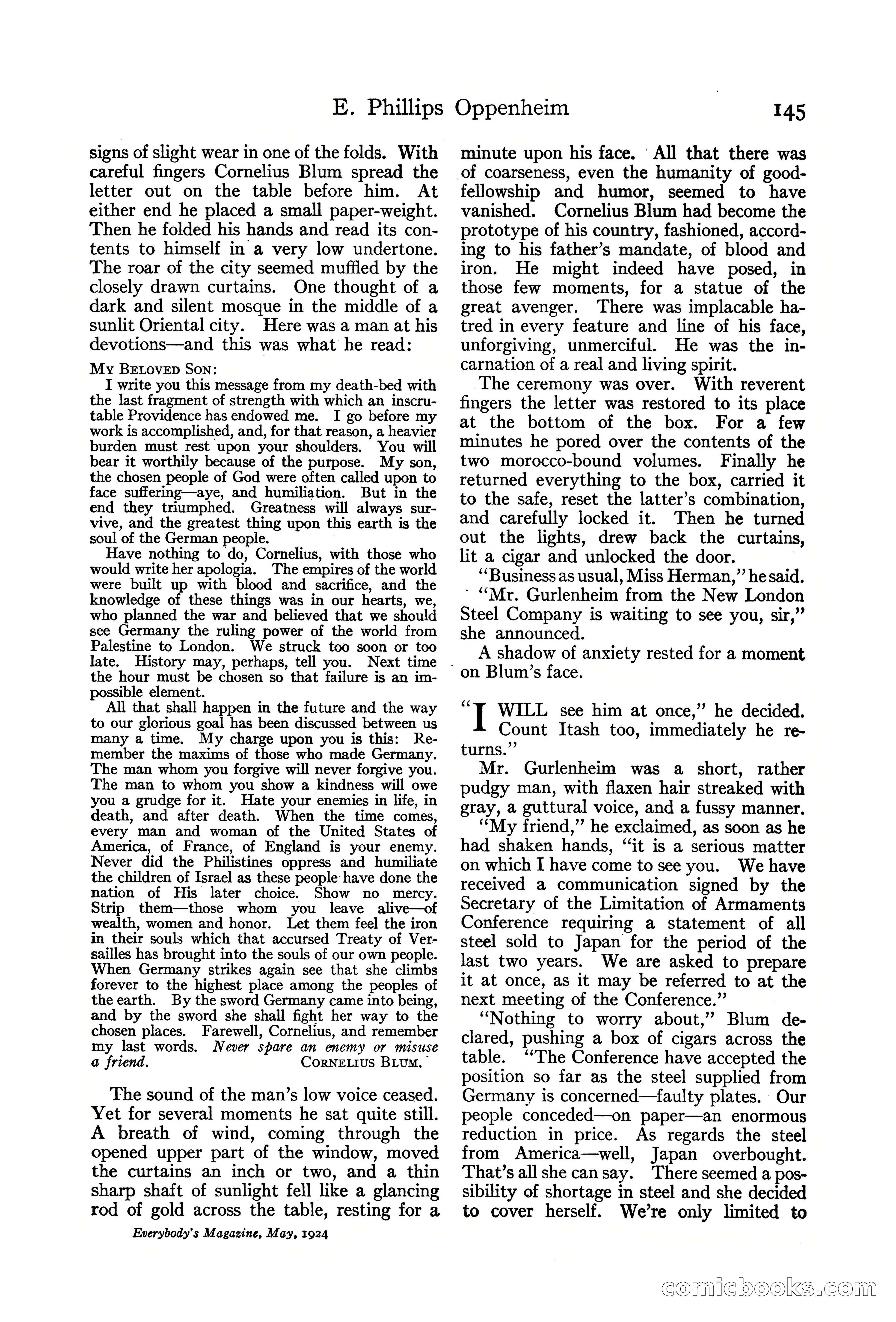 Everybody's Magazine, May 1924 — page 147 of 204
